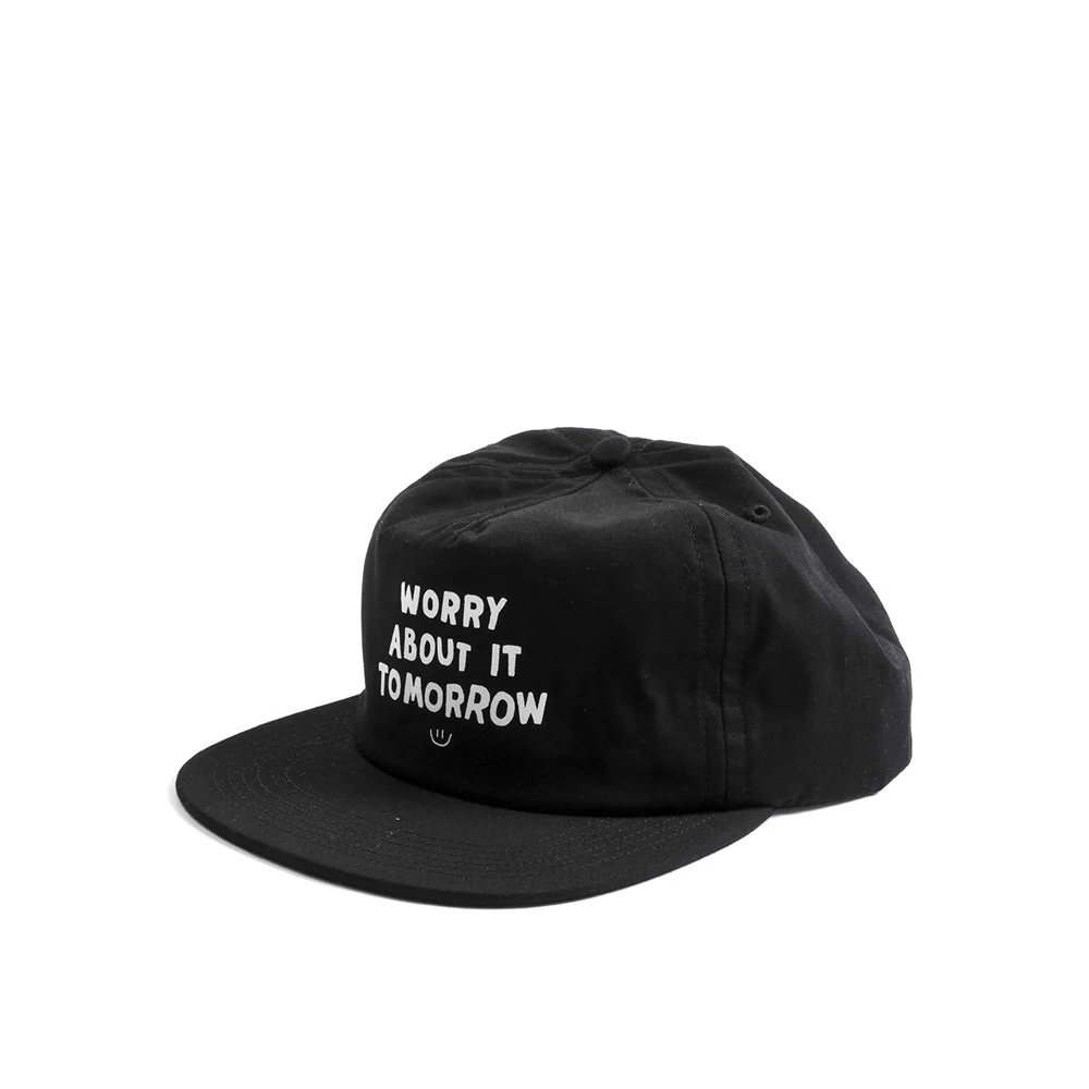 Quiet Life Worry Relax Hat, Black