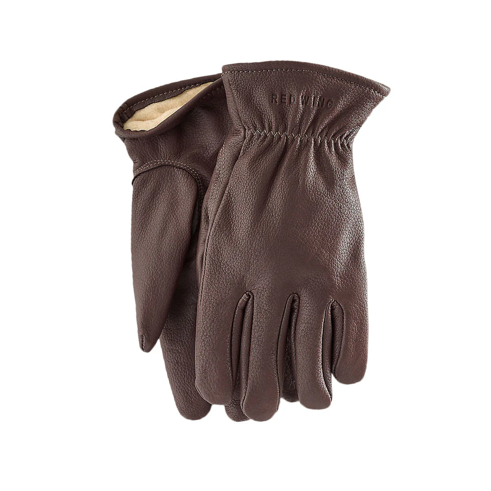 Red Wing Heritage Buckskin Lined Glove - Brown