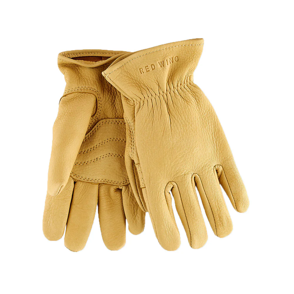 Red Wing Buckskin Unlined Glove - Yellow