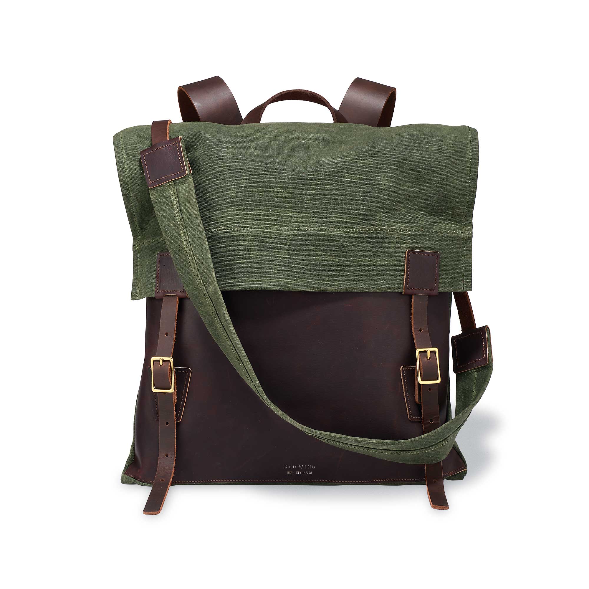 Red Wing Heritage Weekender backpack, briar/olive