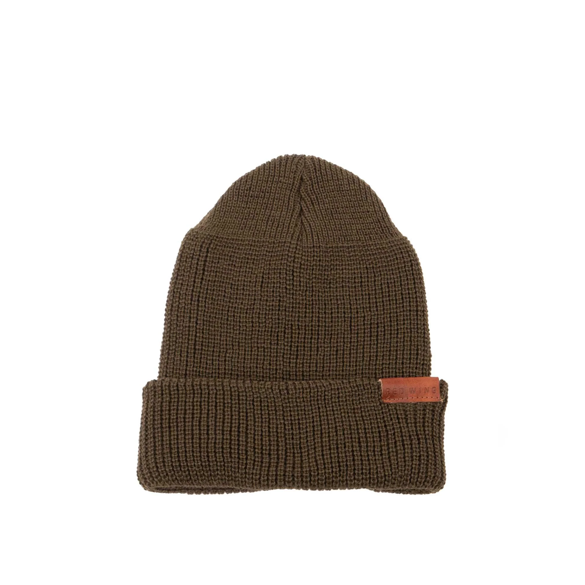 Red Wing Merino Wool Knit Cap, Olive