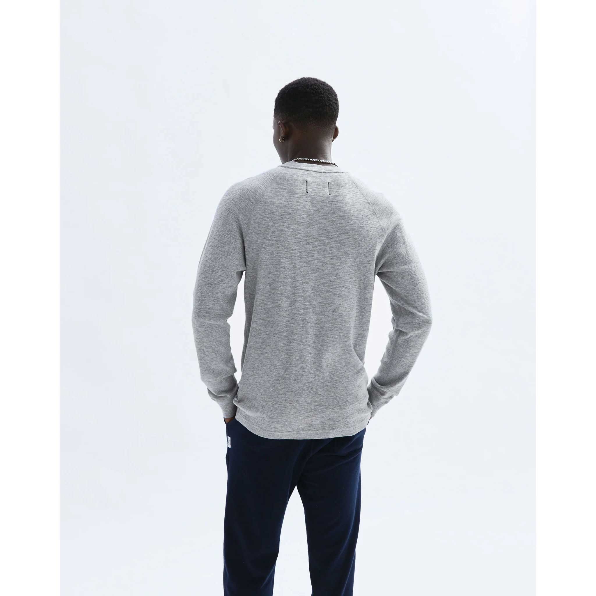 Reigning Champ 1X1 Slub Henley Long Sleeve - Image 4