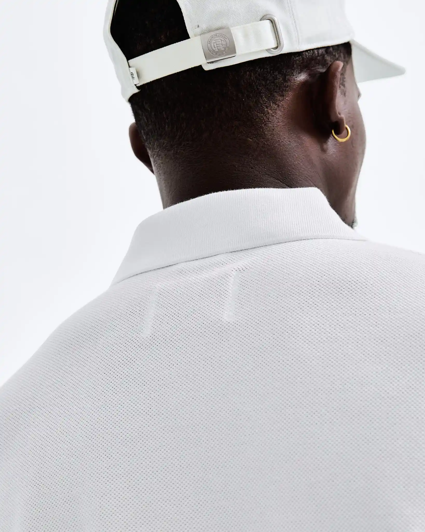 Reigning Champ Academy Long Sleeve Polo, white - Image 8