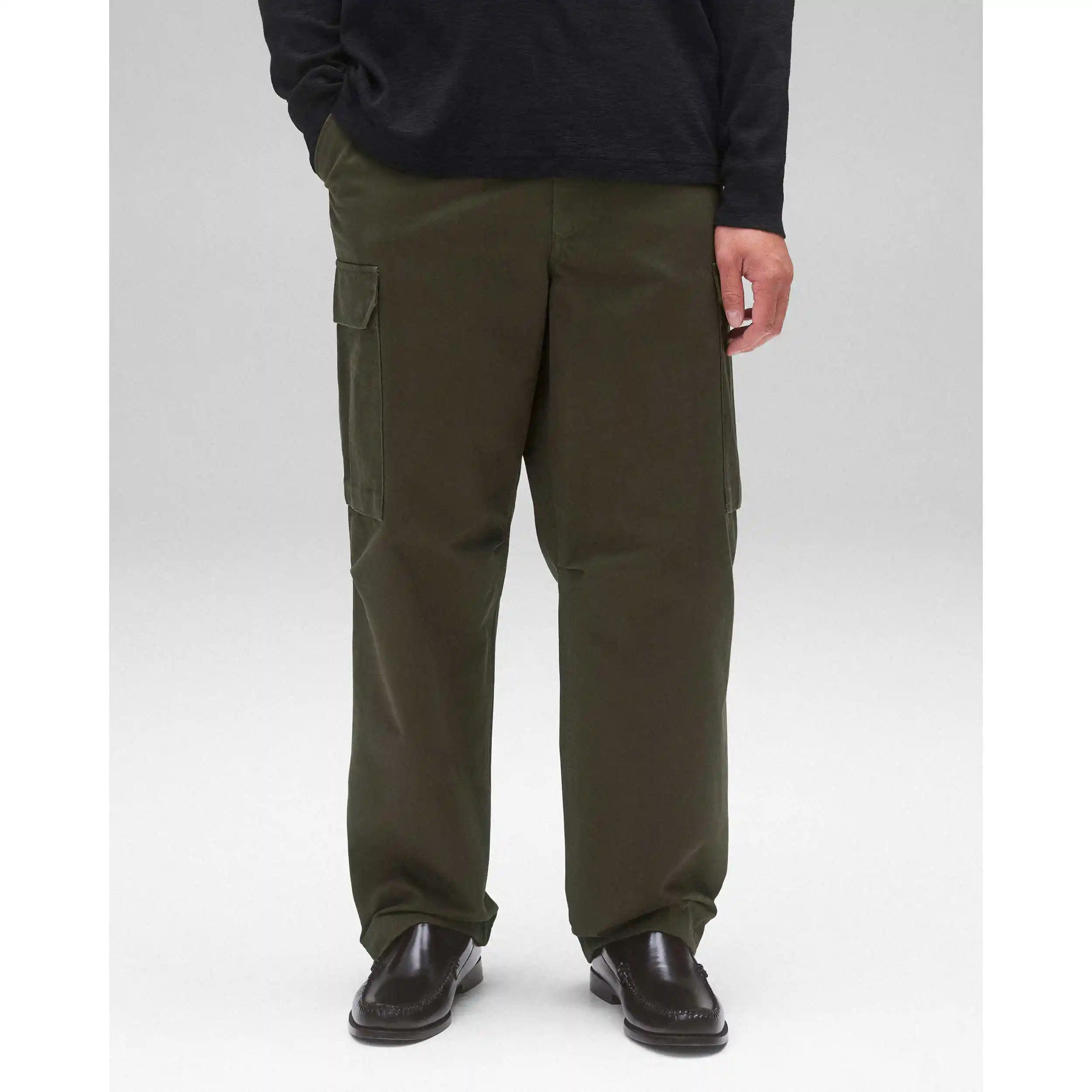 Reigning Champ Chino Keeper Pant, dark olive - Image 3