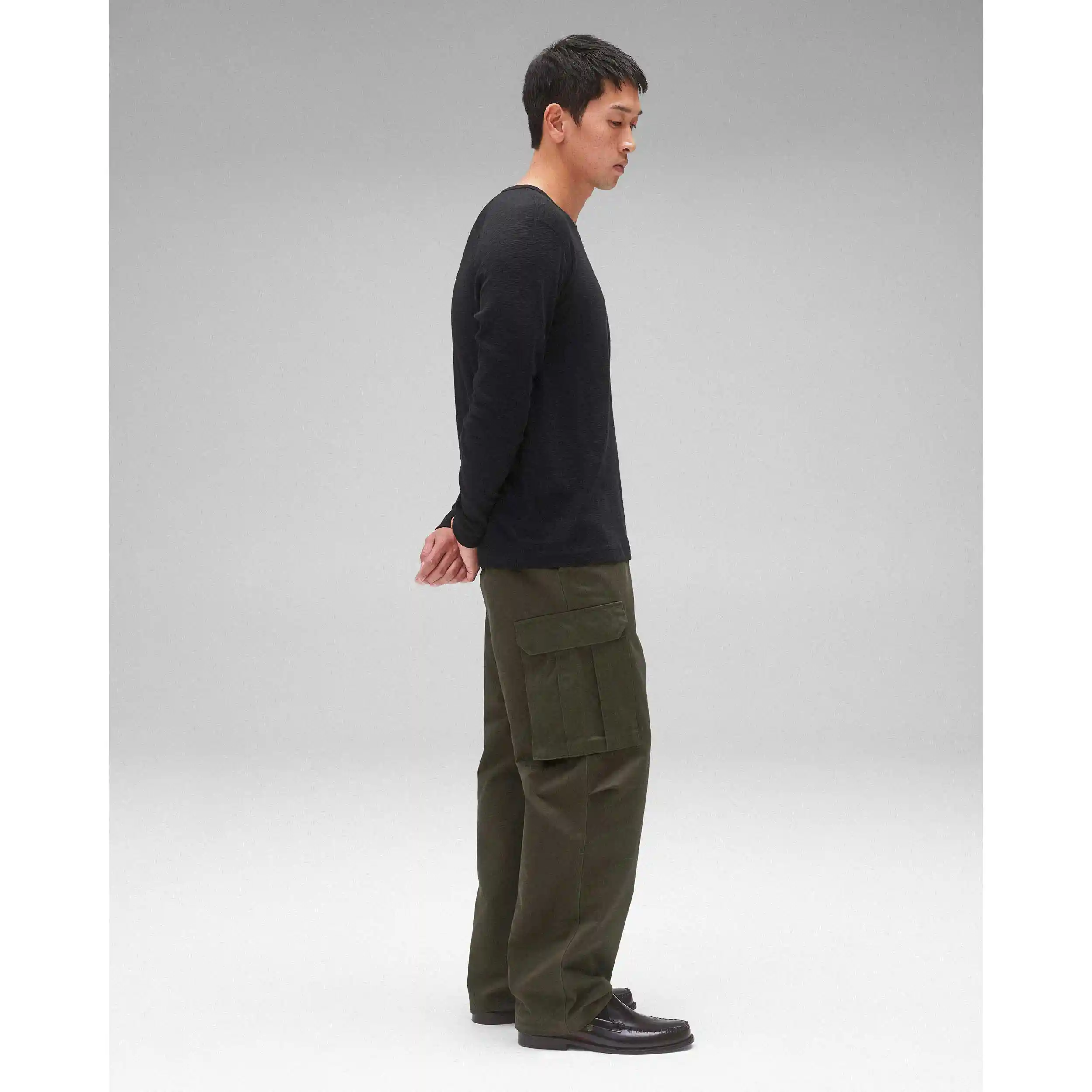 Reigning Champ Chino Keeper Pant, dark olive - Image 4