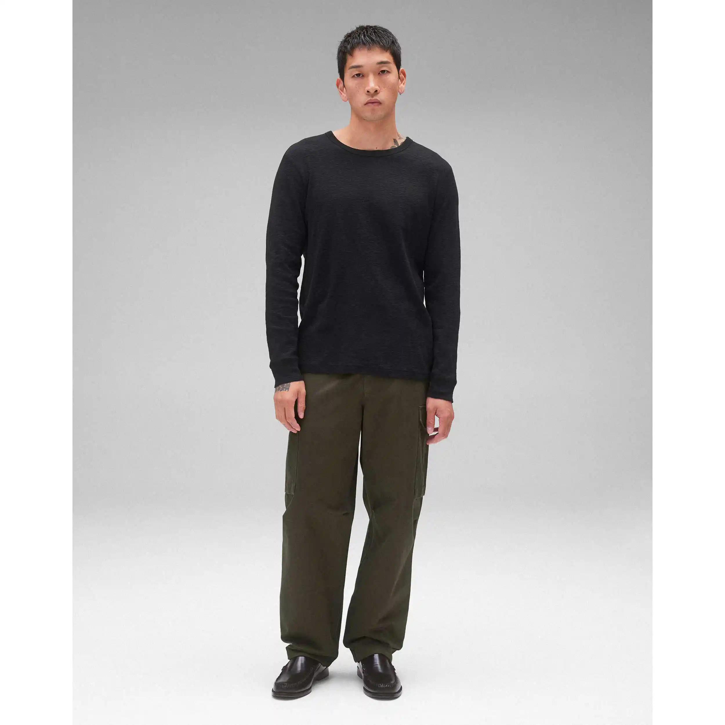 Reigning Champ Chino Keeper Pant, dark olive - Image 5