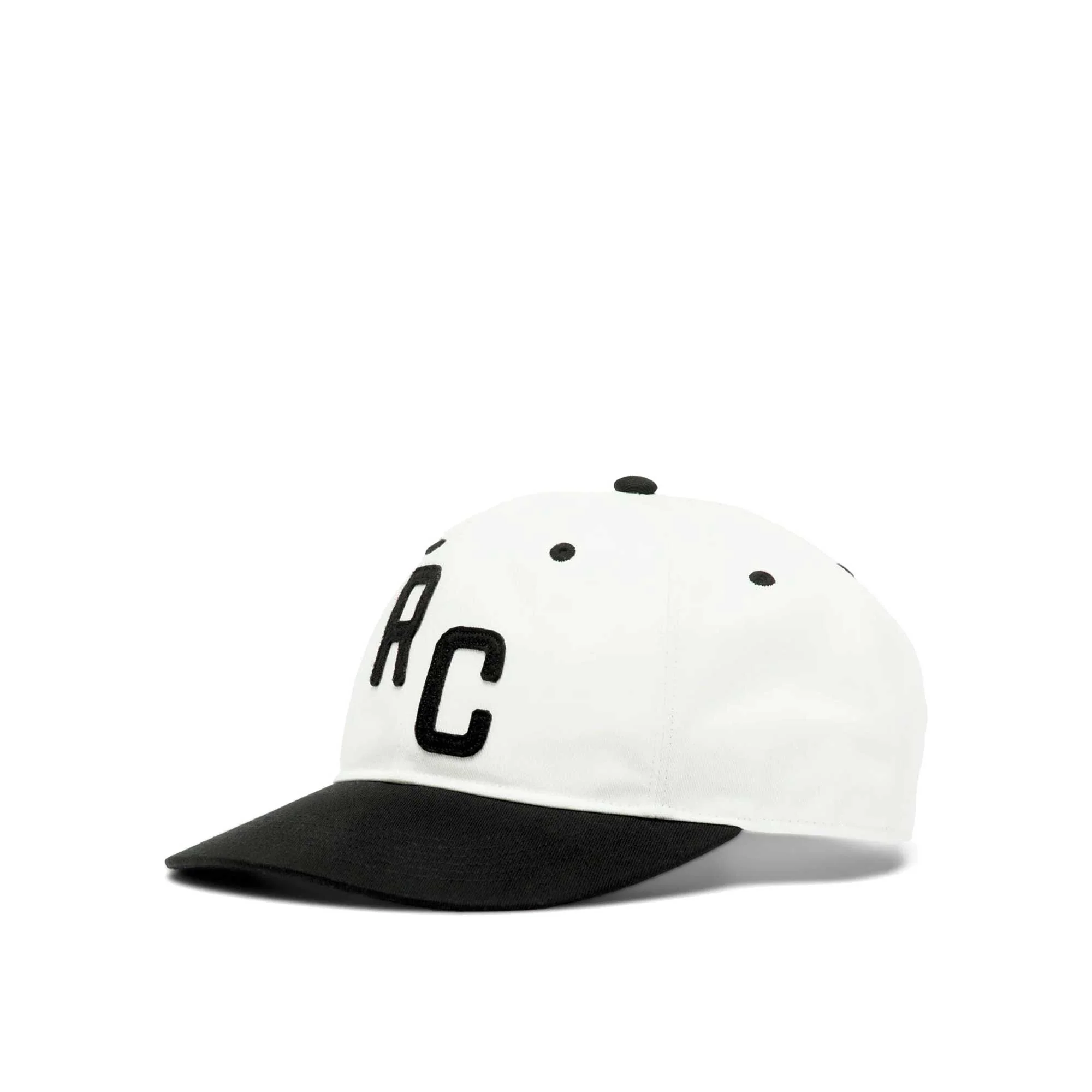 Reigning Champ Colour Block Ball Cap, Black-Ivory