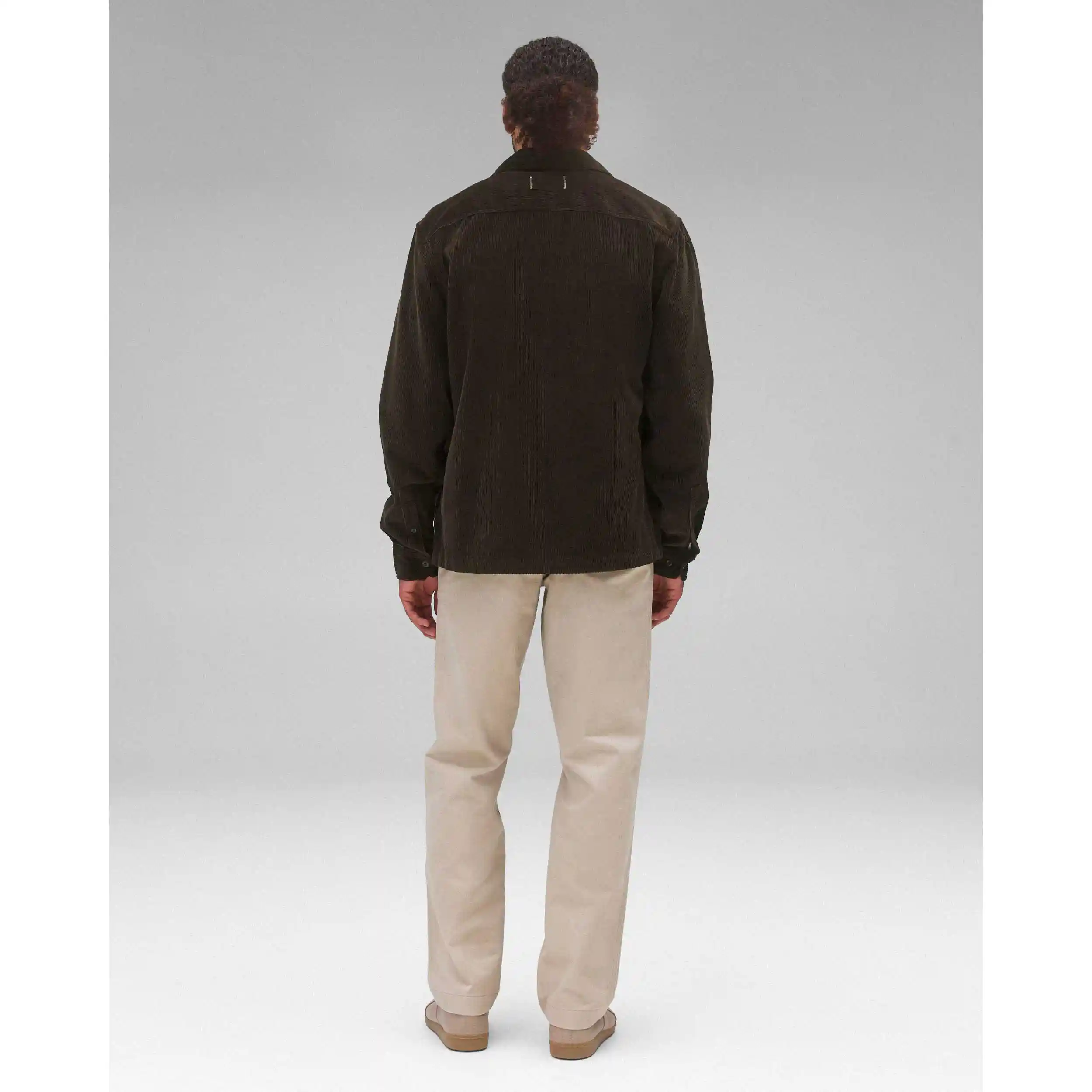 Reigning Champ Corduroy Campus Overshirt, coffee - Image 6