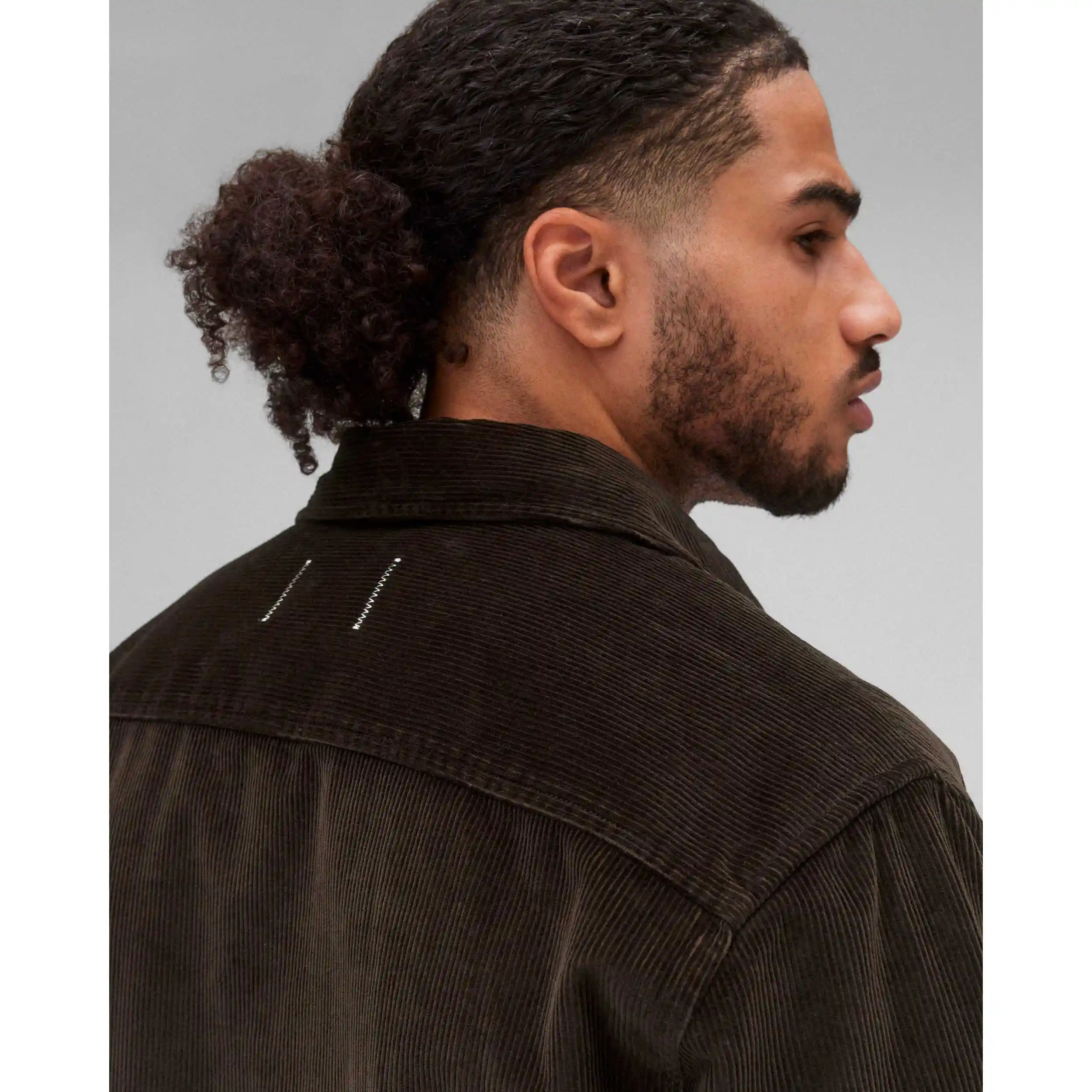 Reigning Champ Corduroy Campus Overshirt, coffee - Image 7