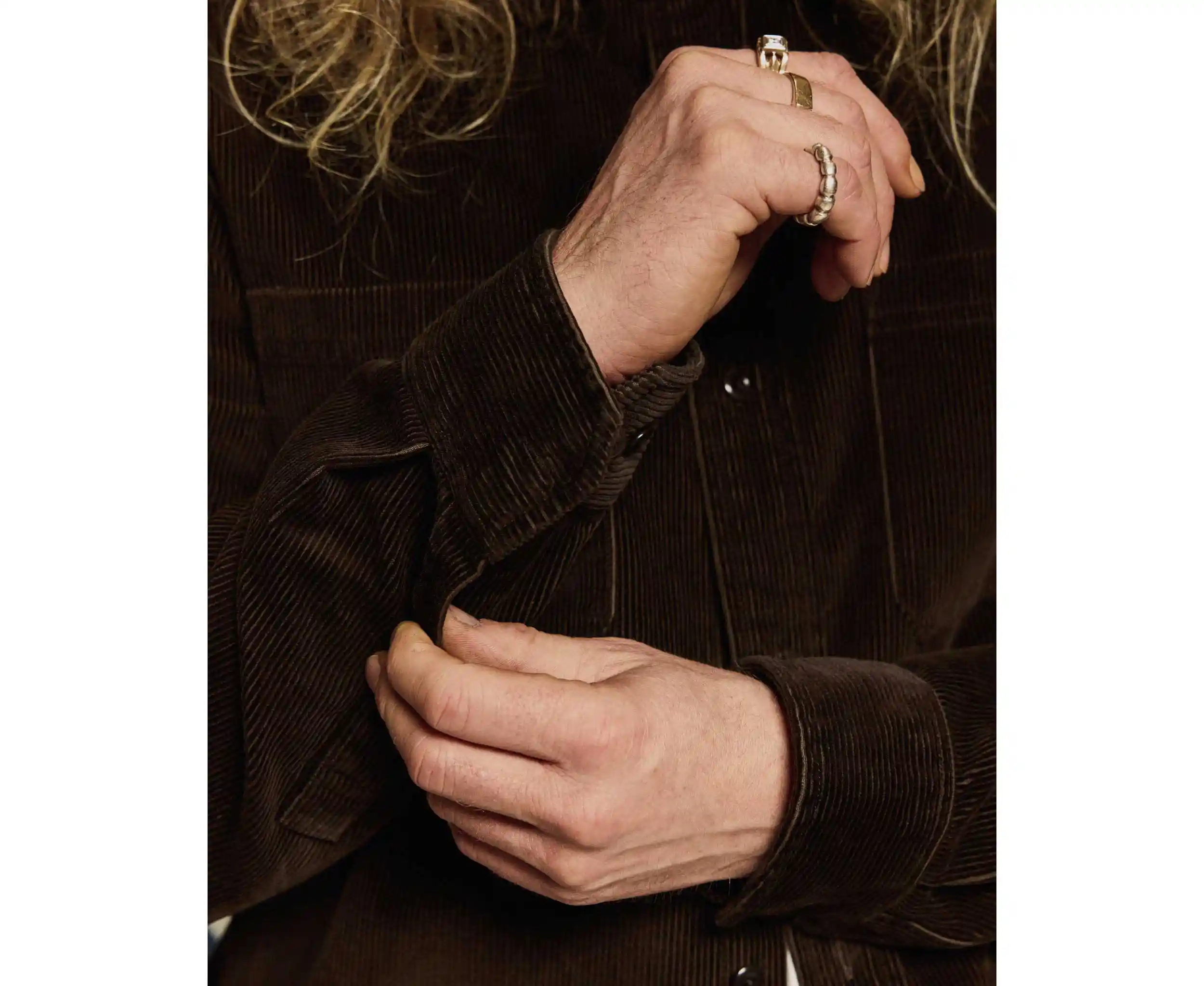 Reigning Champ Corduroy Campus Overshirt, coffee - Image 9