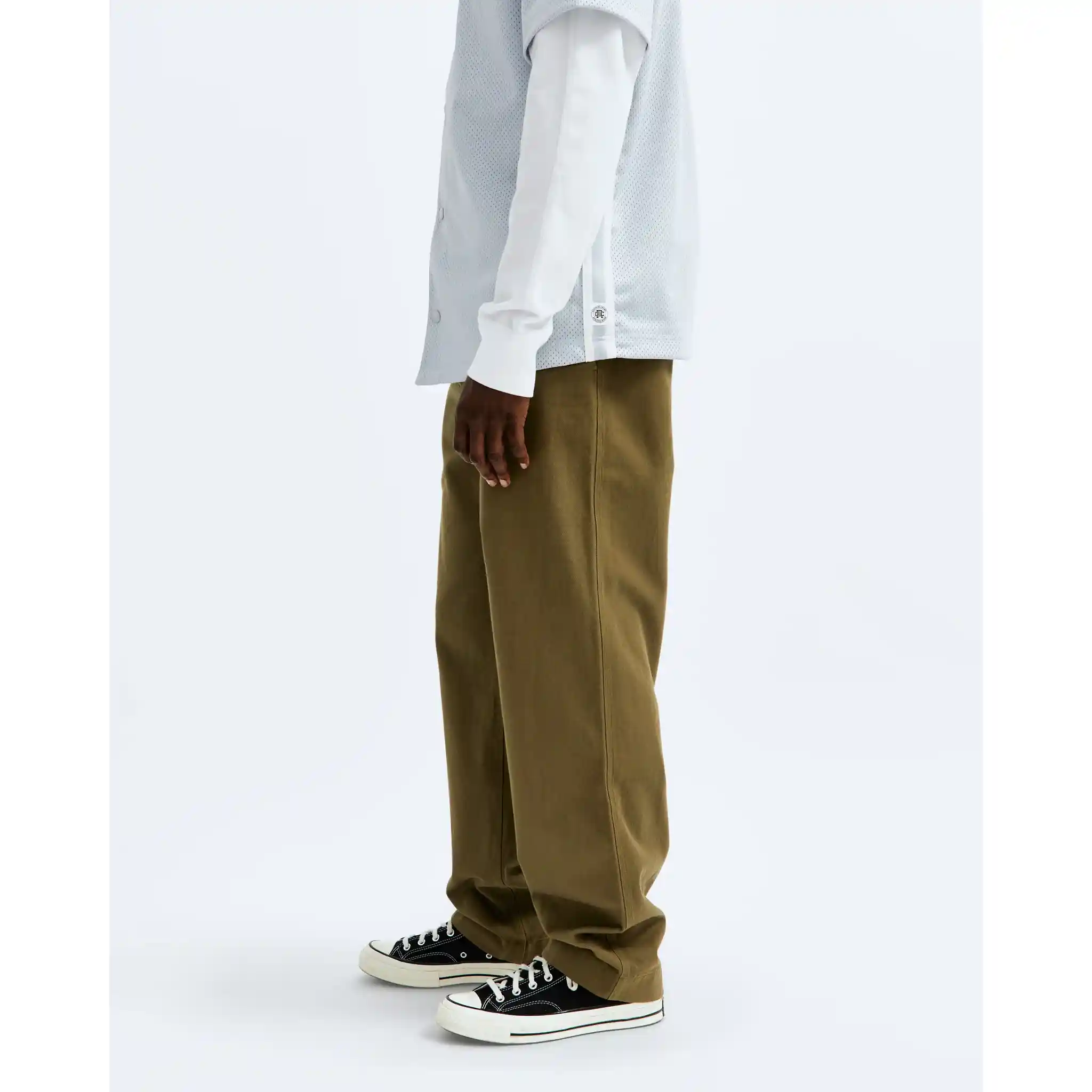Reigning Champ Ivy Chino Pant, olive - Image 7