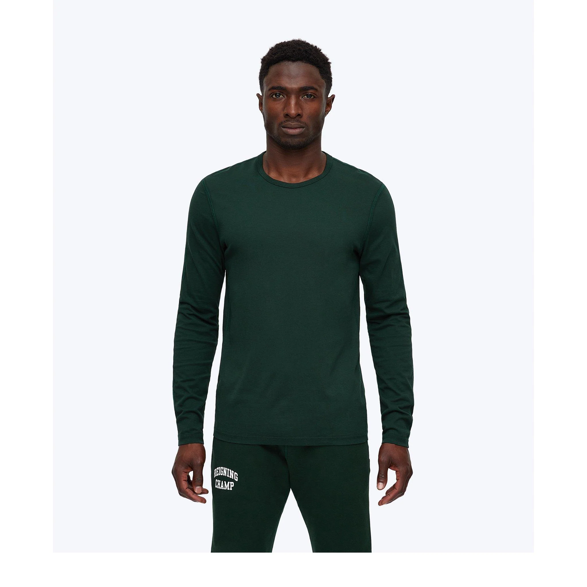 Reigning Champ Jersey Long Sleeve T-Shirt - Image 3