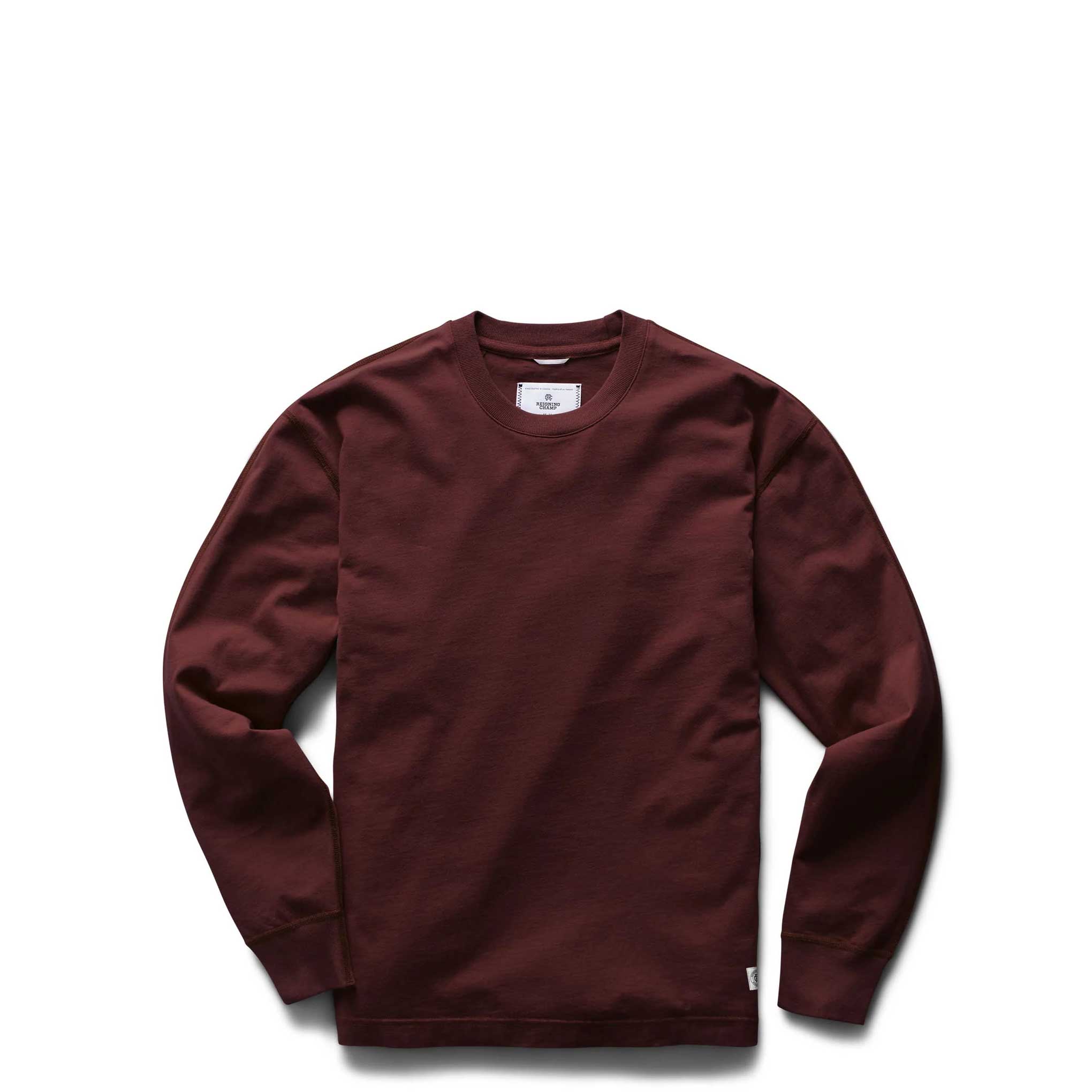 Reigning Champ Knit Mid Weight Jersey Long Sleeve