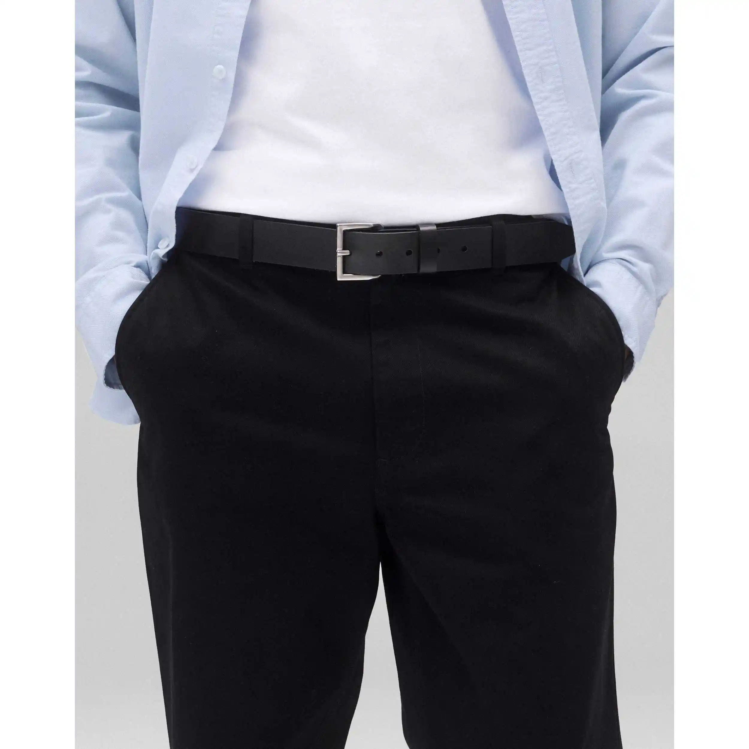 Reigning Champ Leather Belt, black - Image 2