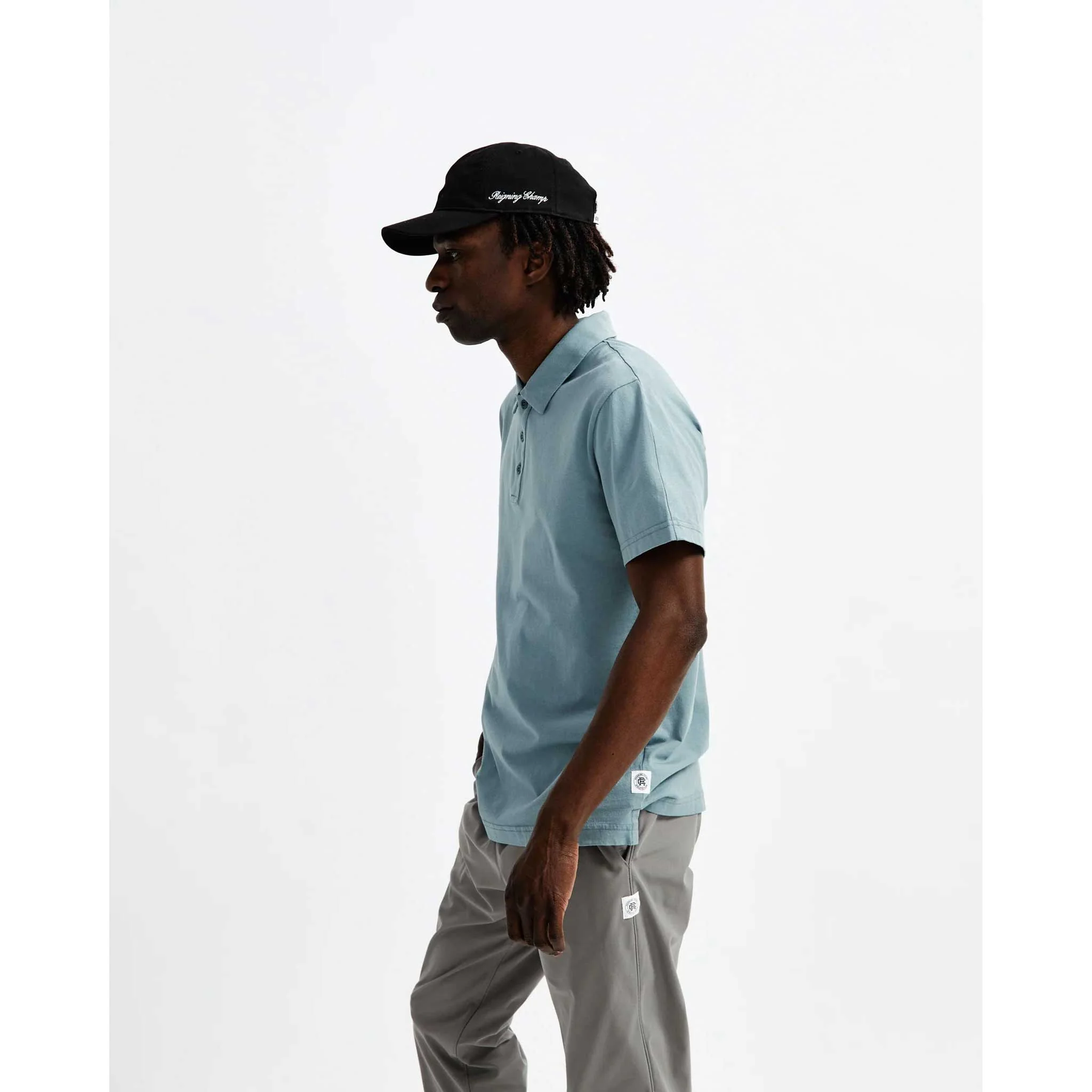 Reigning Champ Lightweight Jersey Polo - Image 3