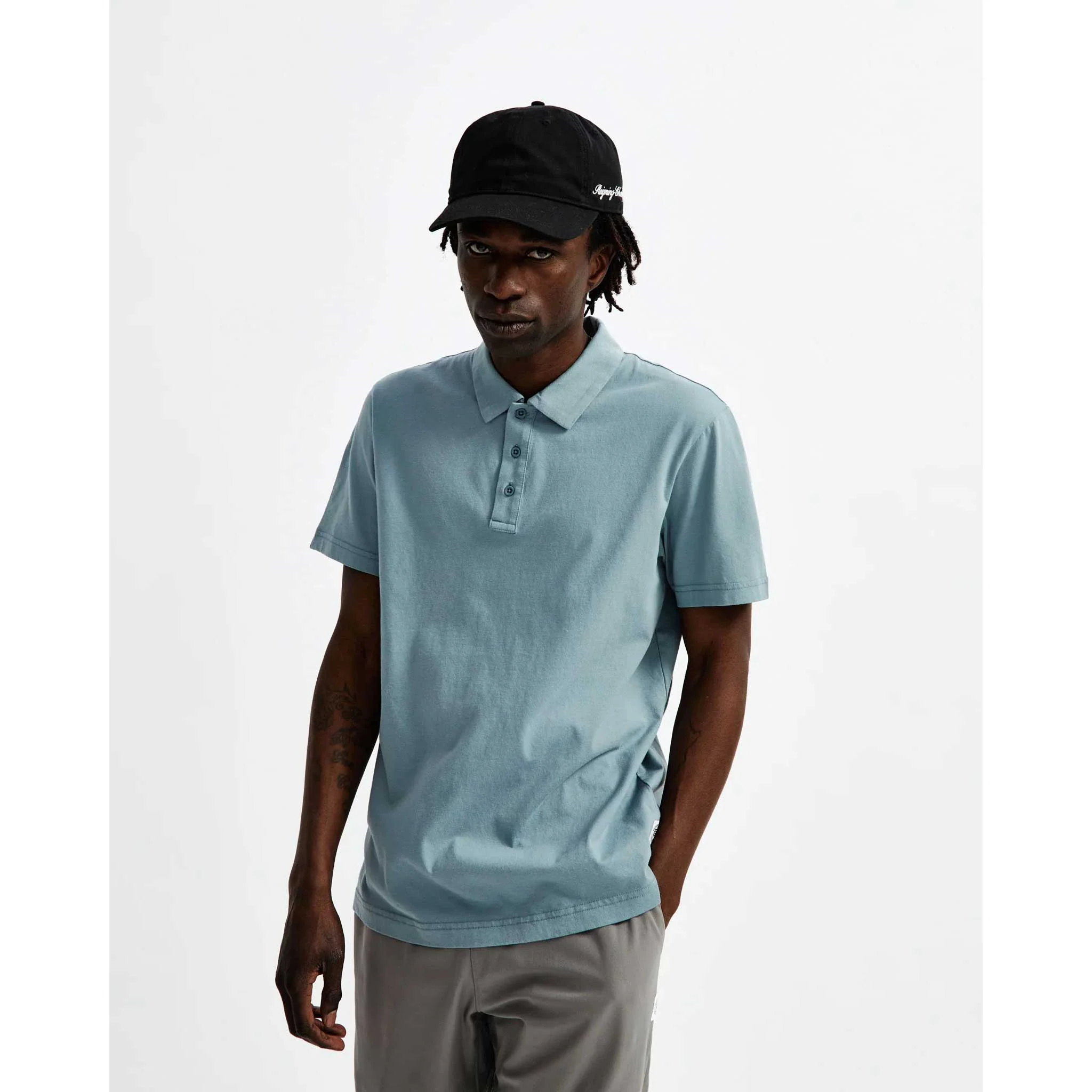 Reigning Champ Lightweight Jersey Polo - Image 4