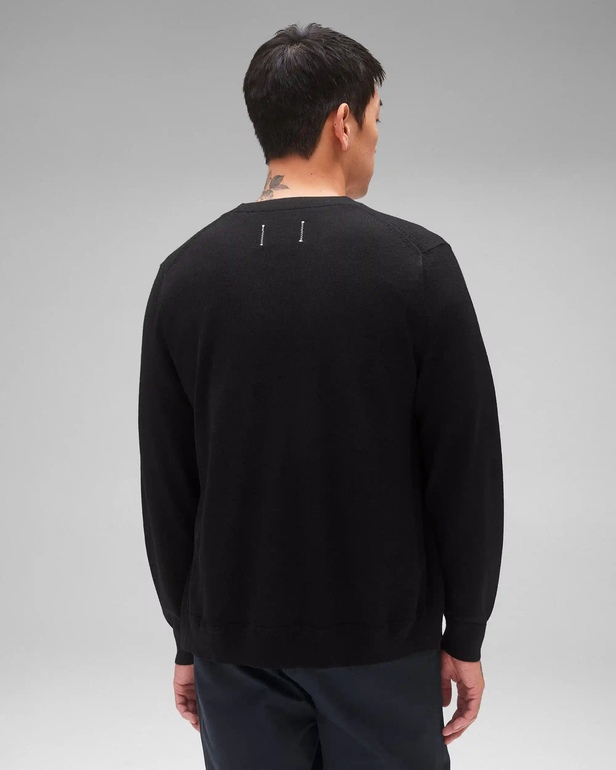 Reigning Champ Lightweight Merino Harry Cardigan, black - Image 5
