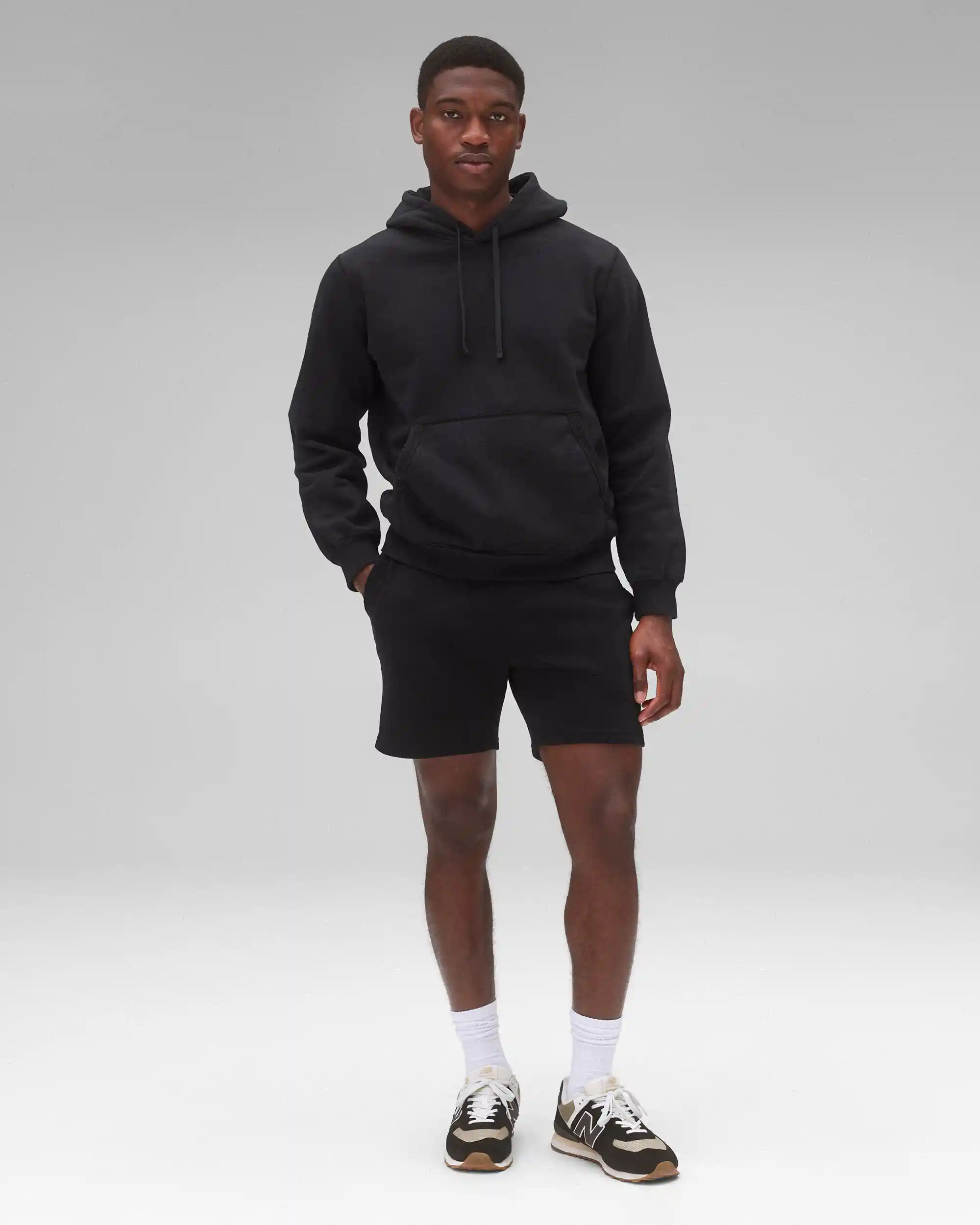 Reigning Champ Lightweight Terry 6" Sweatshort, black - Image 2