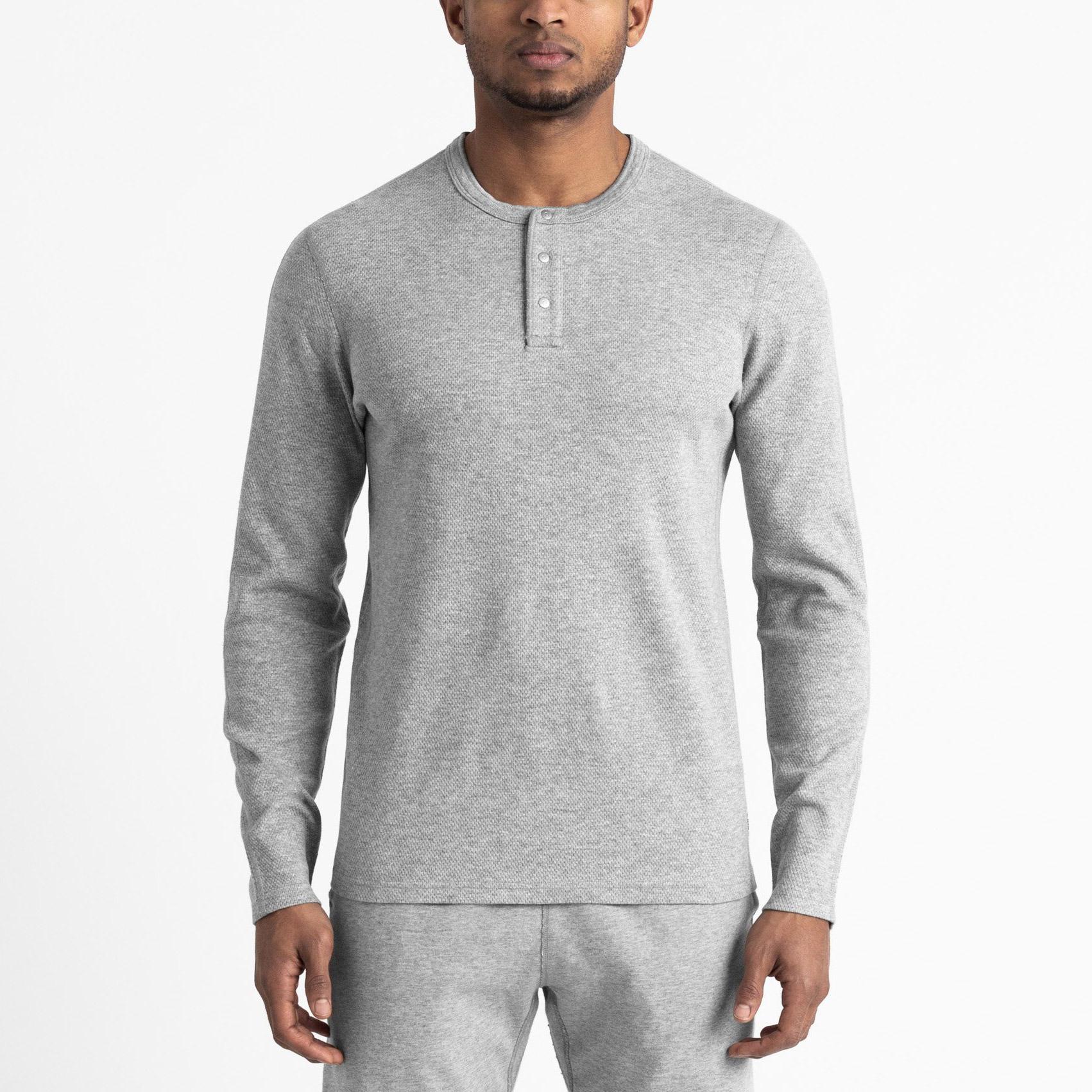 Reigning Champ Mesh Flatback L/S Henley - Image 3