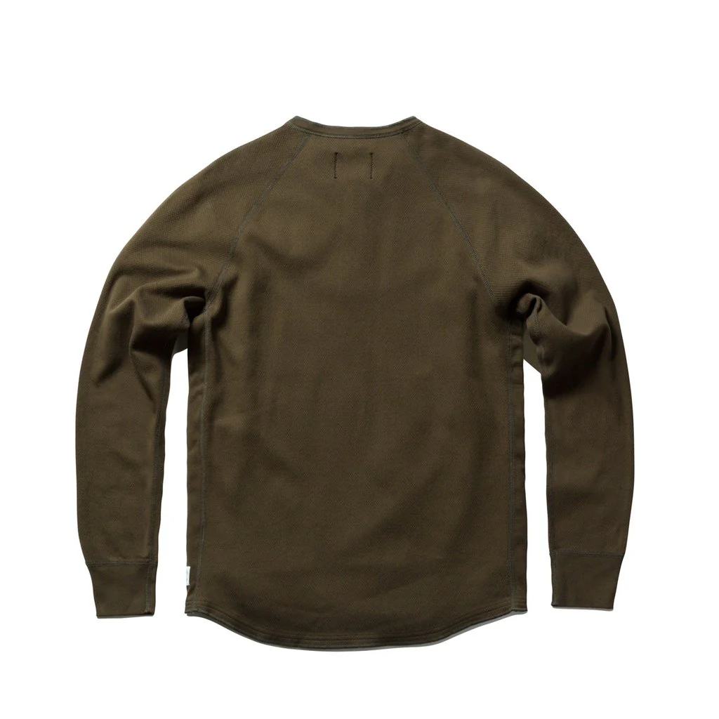 Reigning Champ Mesh Flatback LS Henley - Image 2