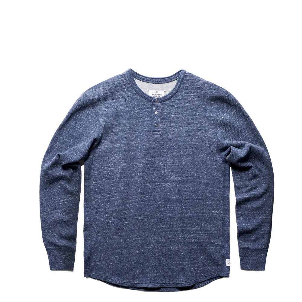 Reigning Champ Mesh Jersey Longsleeve Henley