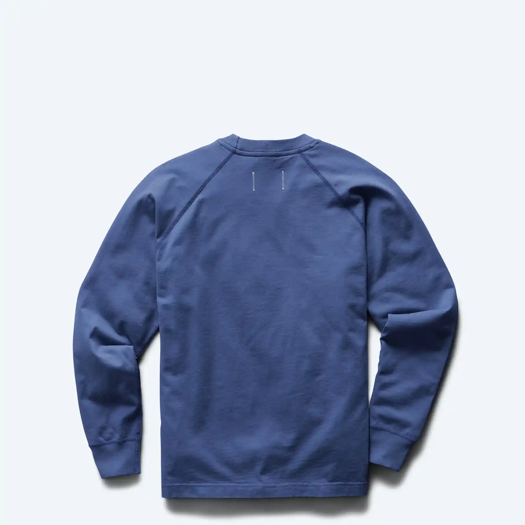 Reigning Champ Midweight Jersey Classic Long Sleeve Tee, lapis - Image 6