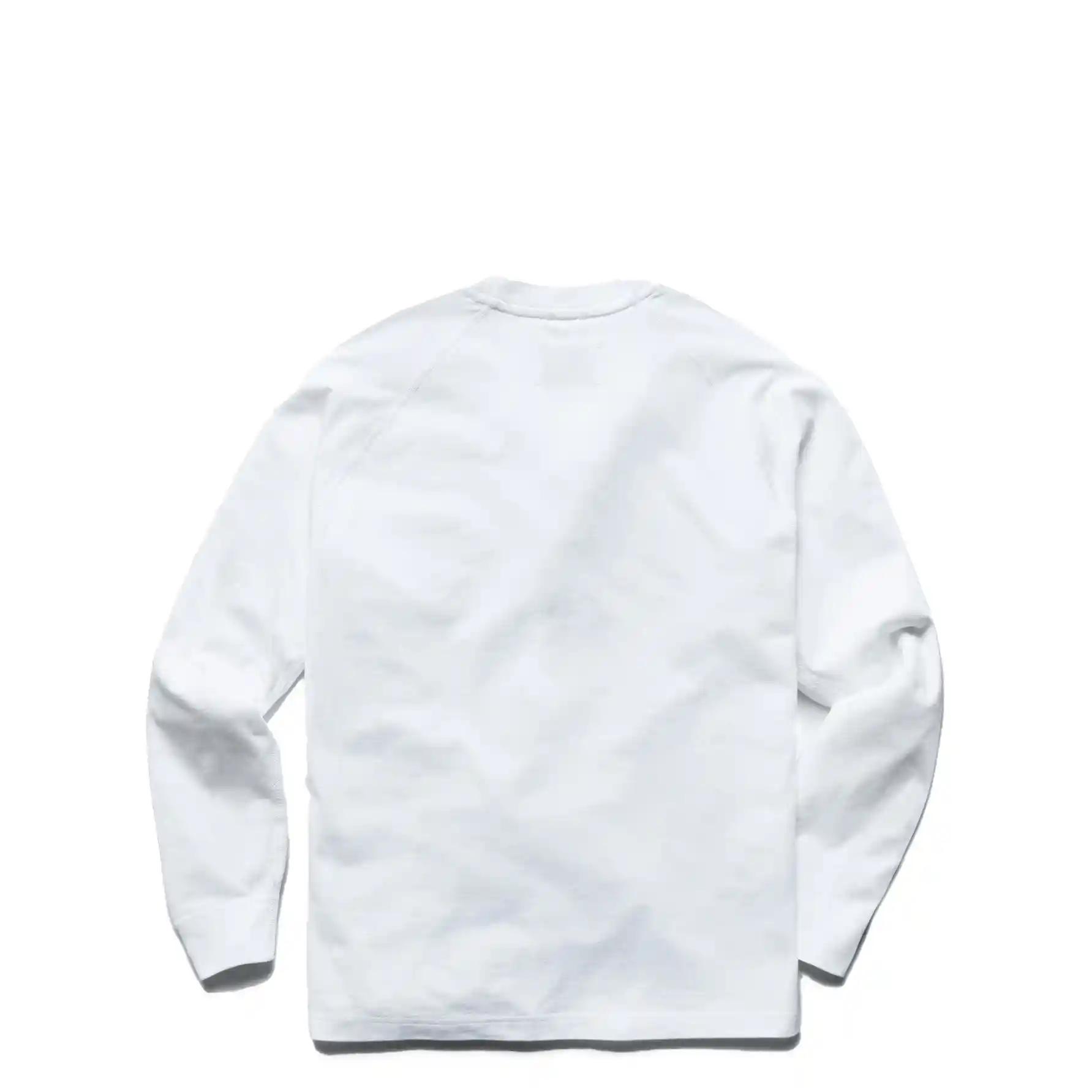 Reigning Champ Midweight Jersey Classic Long Sleeve, white - Image 8
