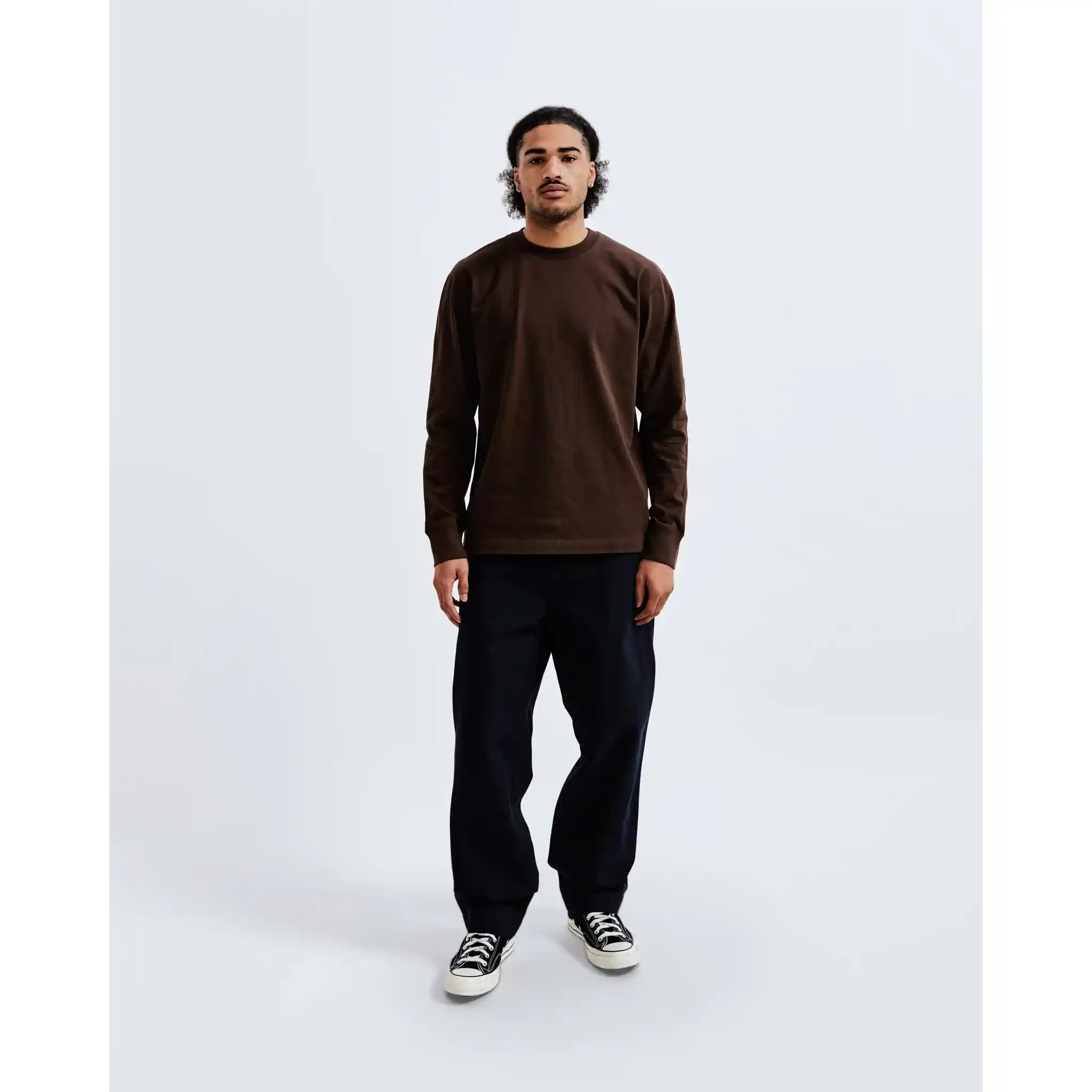 Reigning Champ Midweight Jersey Long Sleeve, sable - Image 6