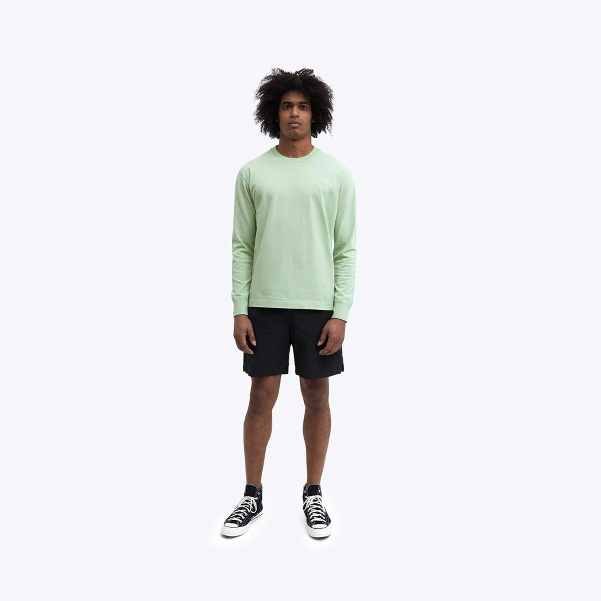 Reigning Champ Midweight Jersey Longsleeve Tee - Image 3