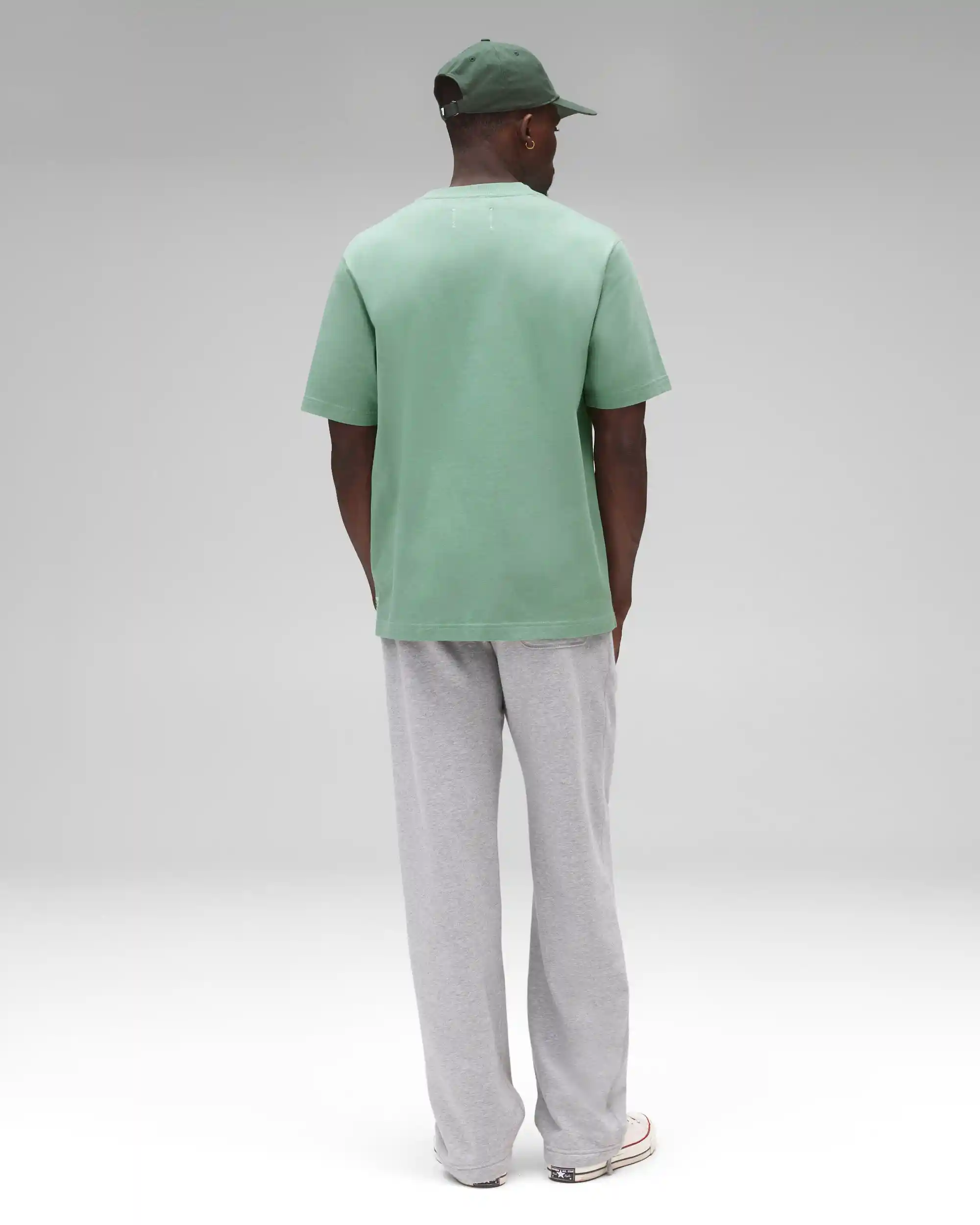 Reigning Champ Midweight Jersey Standard T-Shirt, sage - Image 5