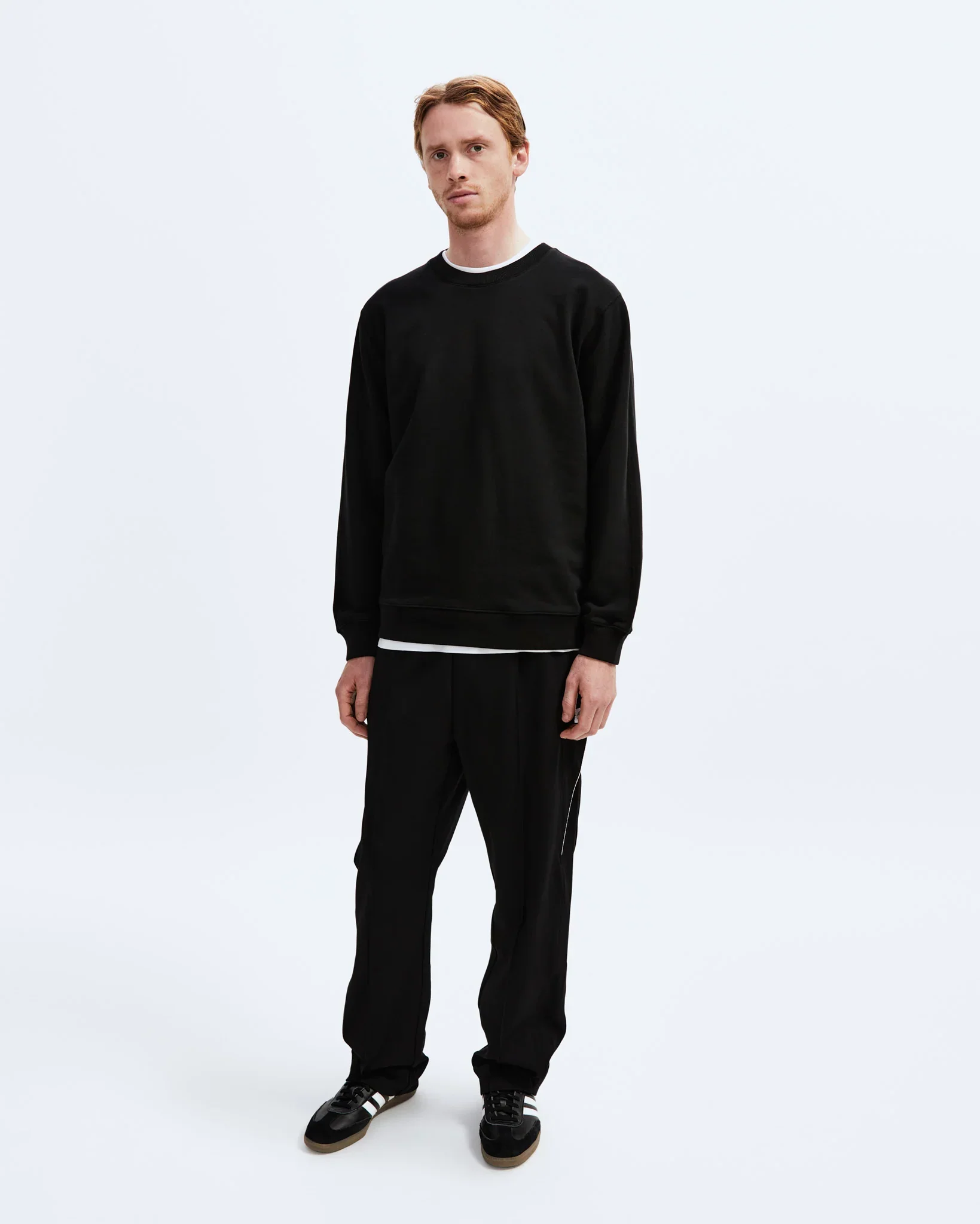 Reigning Champ Midweight Terry Classic Crewneck, black - Image 6