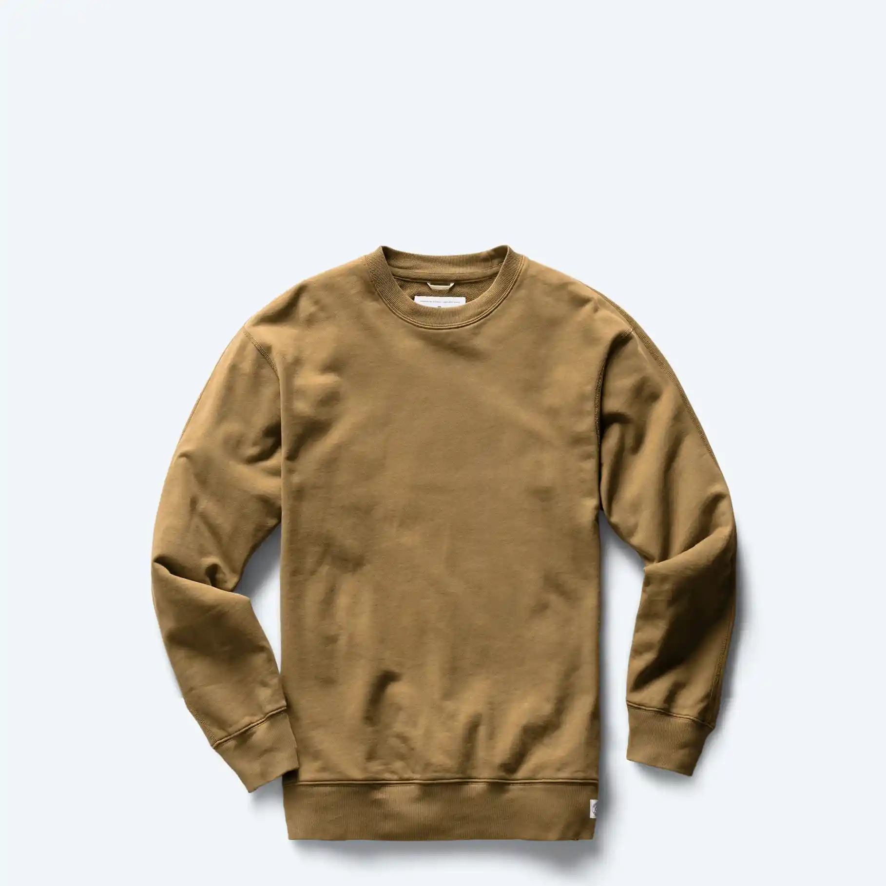 Reigning Champ Midweight Terry Classic Crewneck, clay