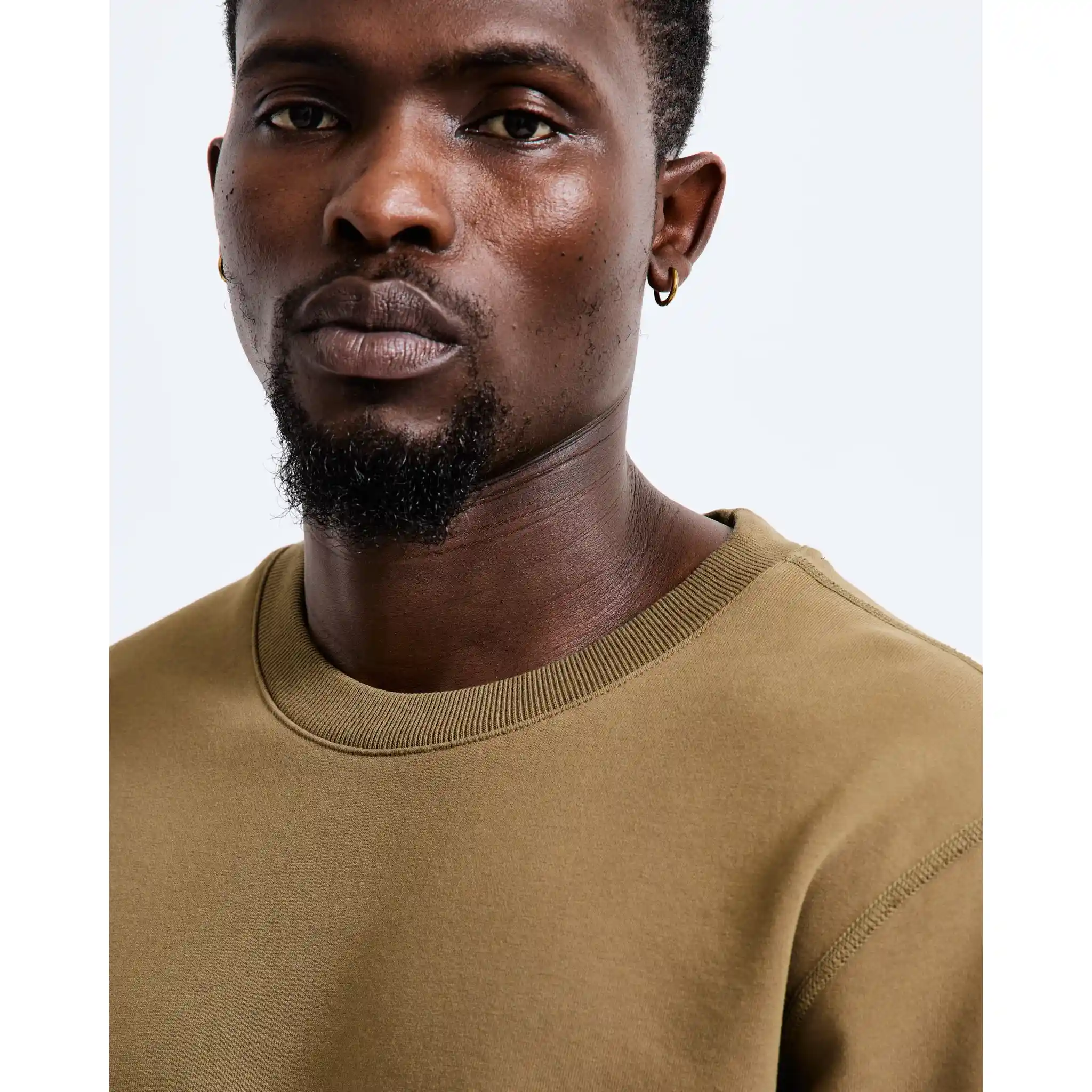 Reigning Champ Midweight Terry Classic Crewneck, clay - Image 3