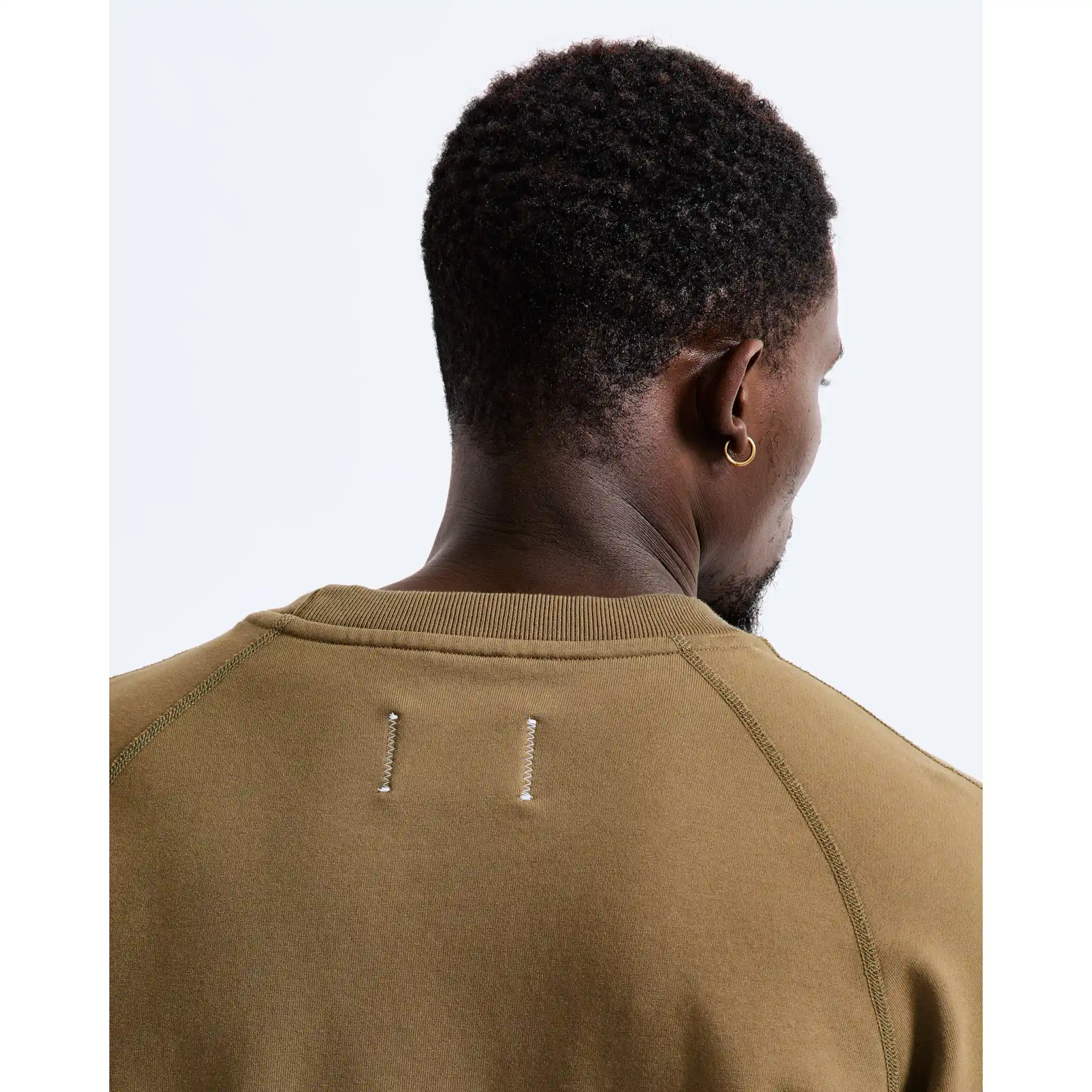 Reigning Champ Midweight Terry Classic Crewneck, clay - Image 5