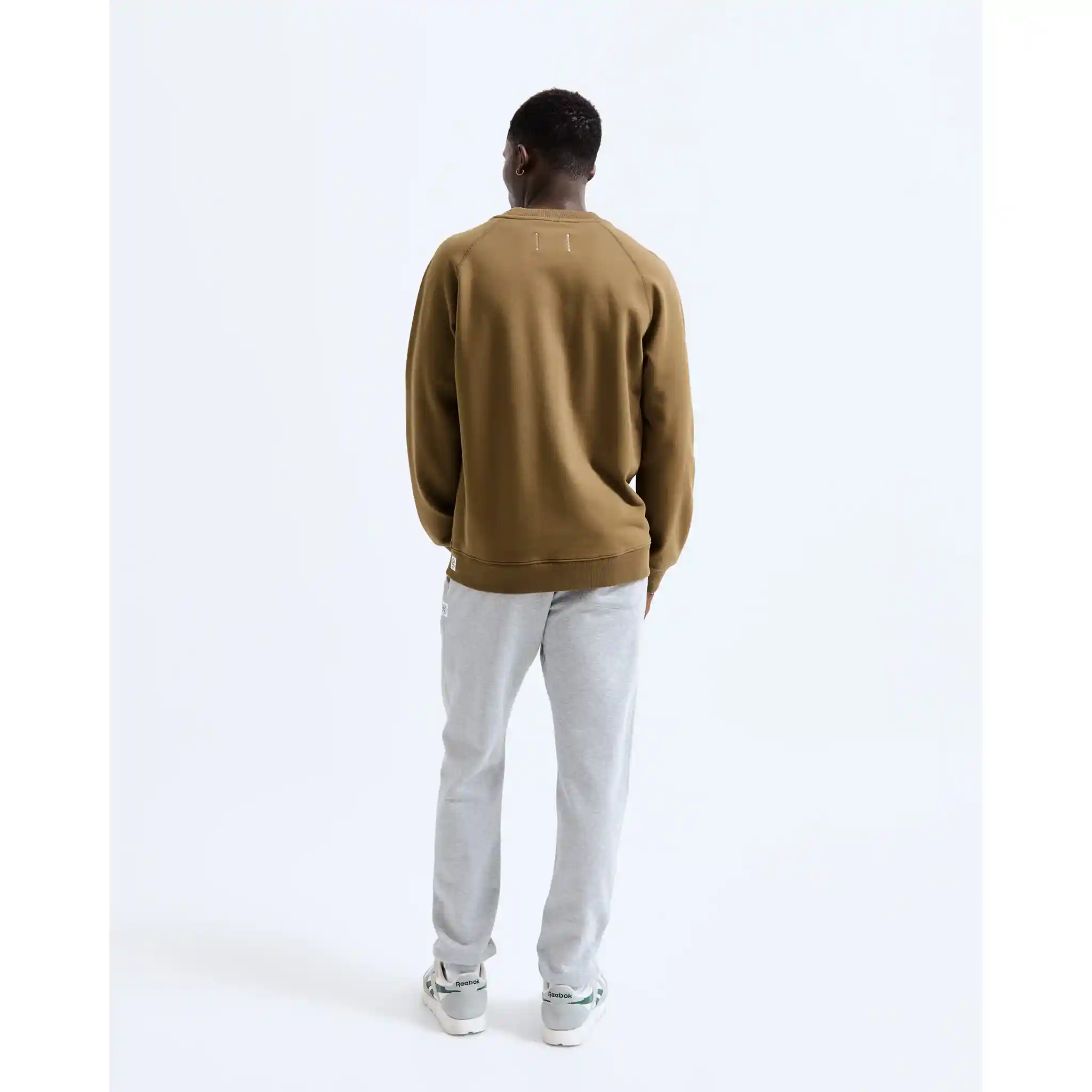 Reigning Champ Midweight Terry Classic Crewneck, clay - Image 6