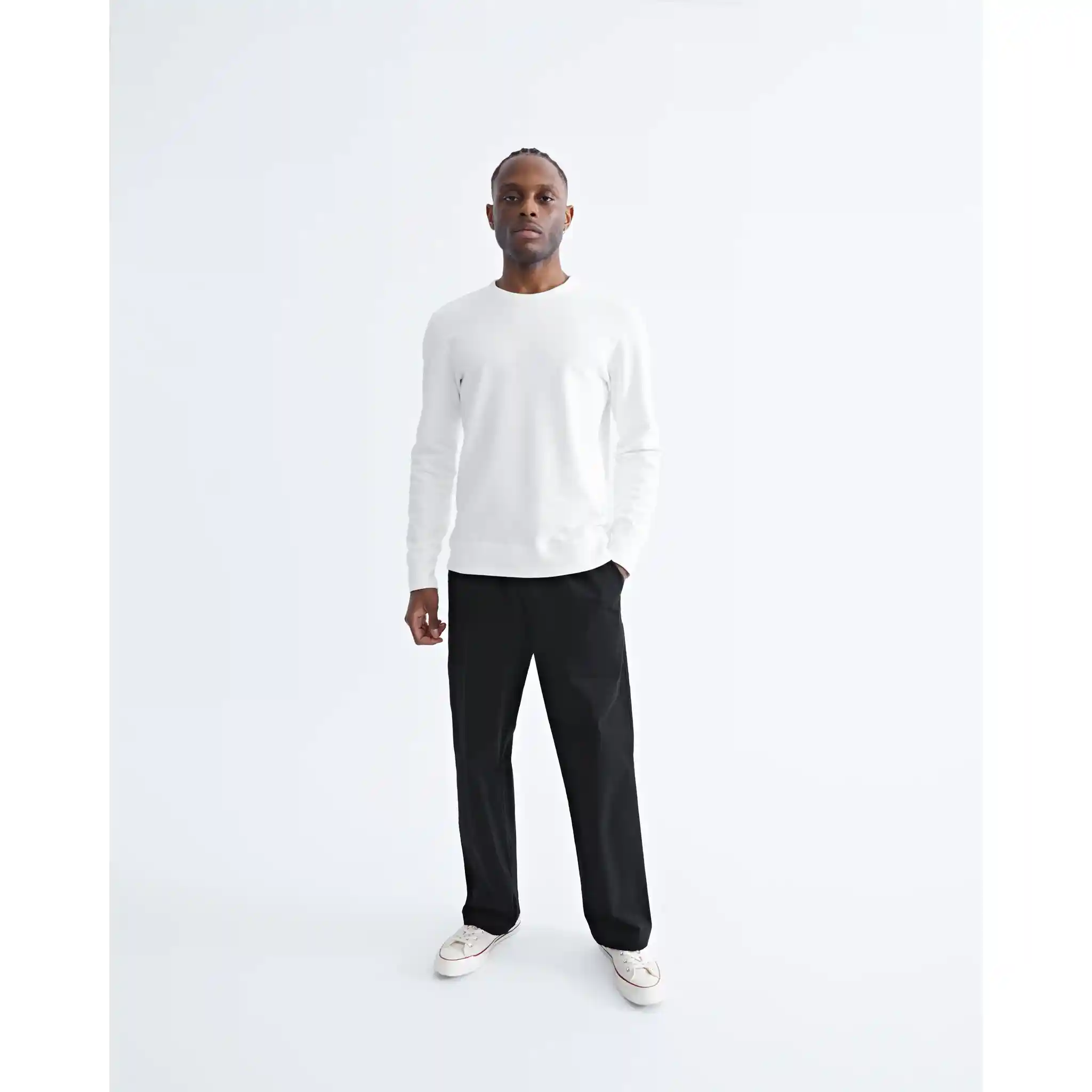 Reigning Champ Midweight Terry Crewneck, vintage white - Image 6