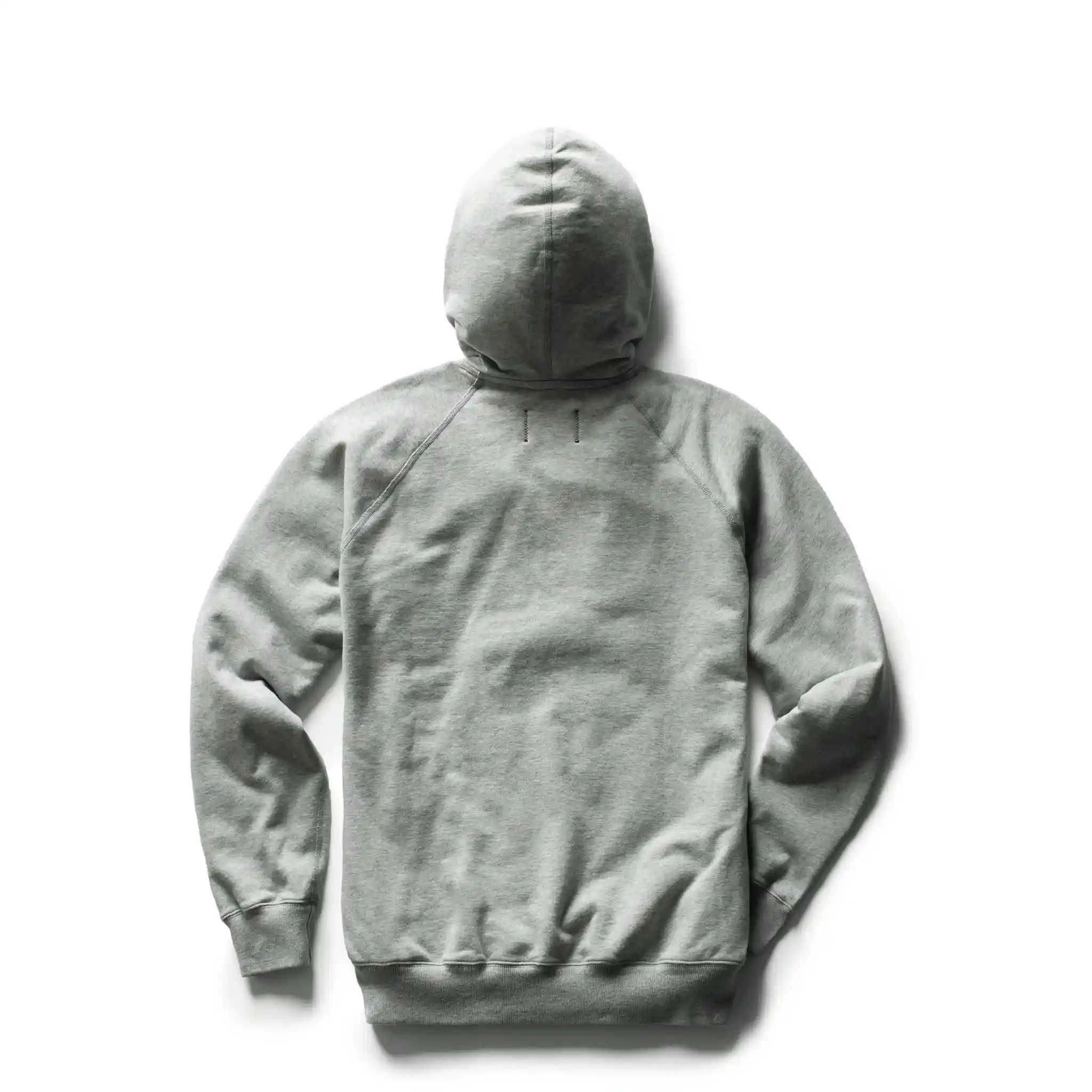 Reigning Champ Midweight Terry Relaxed Hoodie, heather grey - Image 2