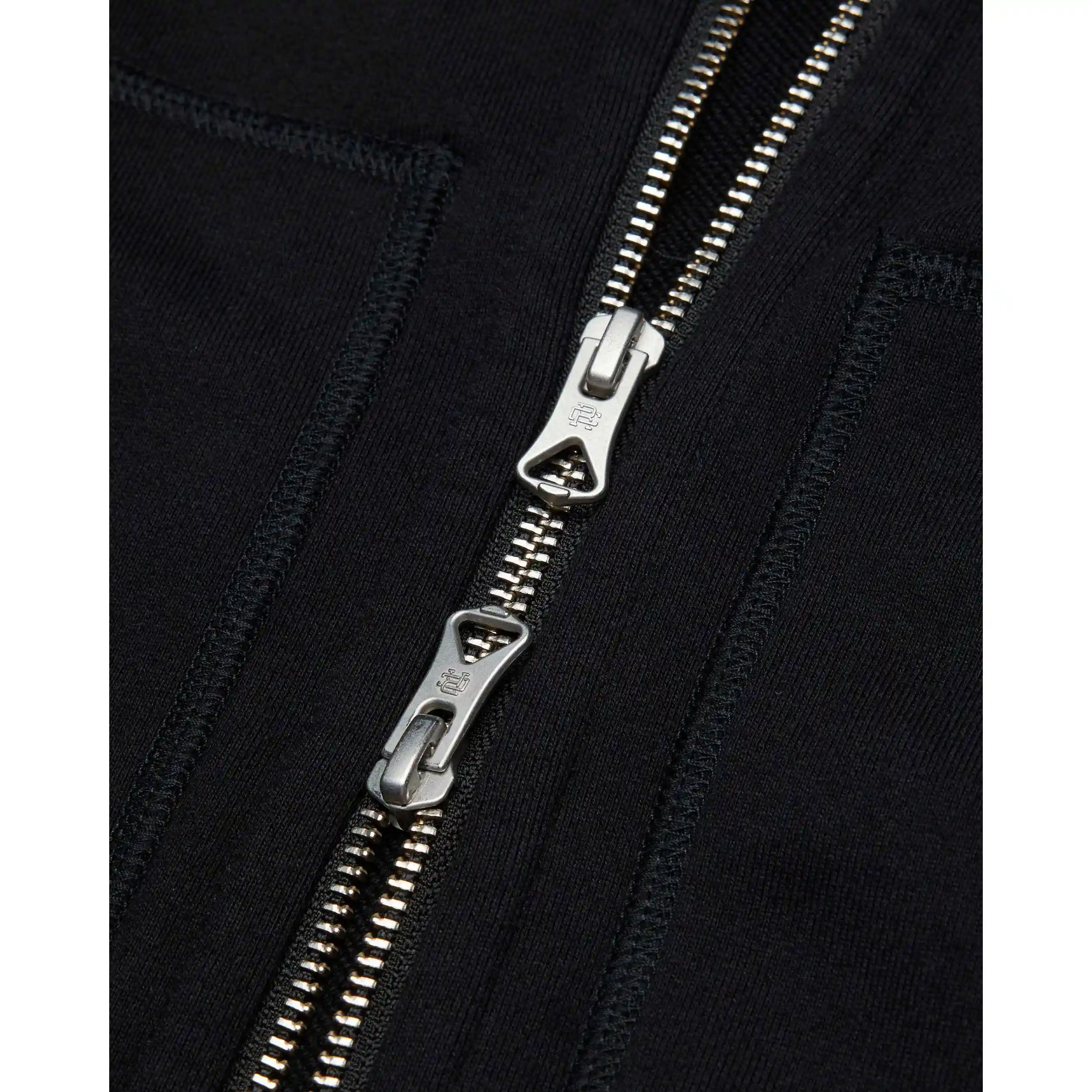 Reigning Champ Midweight Terry Relaxed Zip Hoodie, black - Image 10