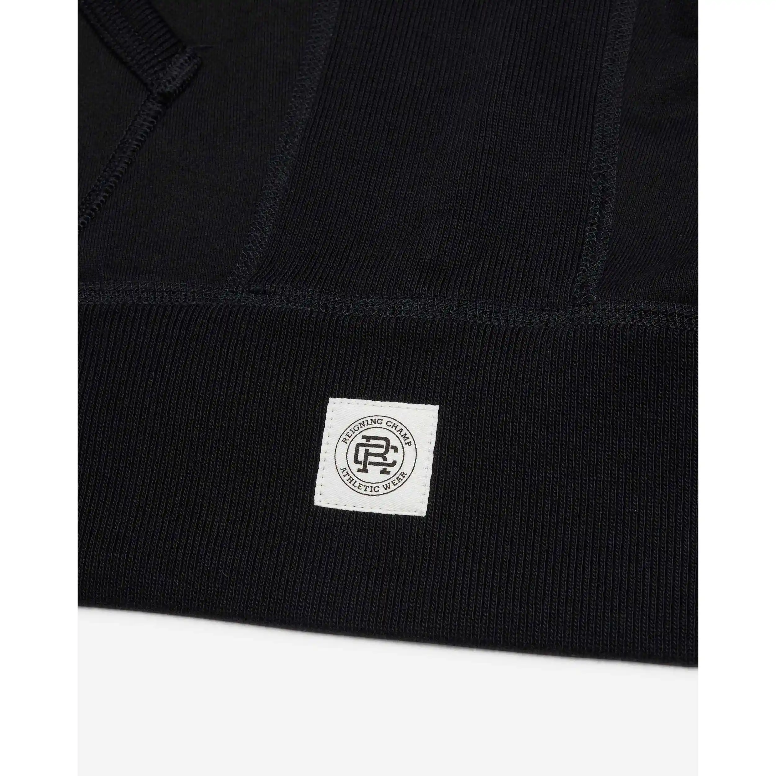 Reigning Champ Midweight Terry Relaxed Zip Hoodie, black - Image 11