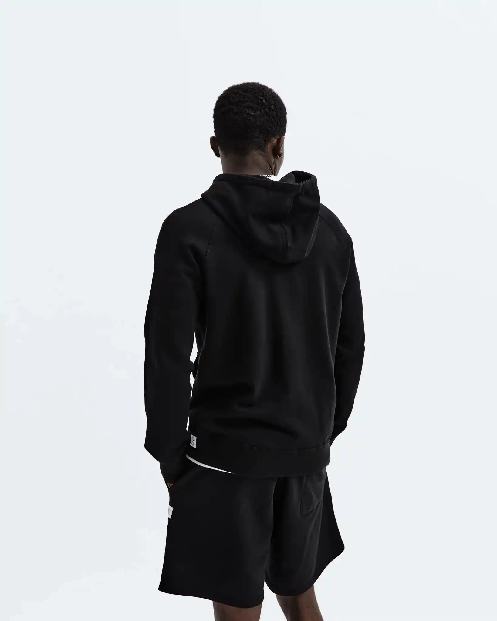 Reigning Champ Midweight Terry Slim Zip Hoodie, black - Image 4