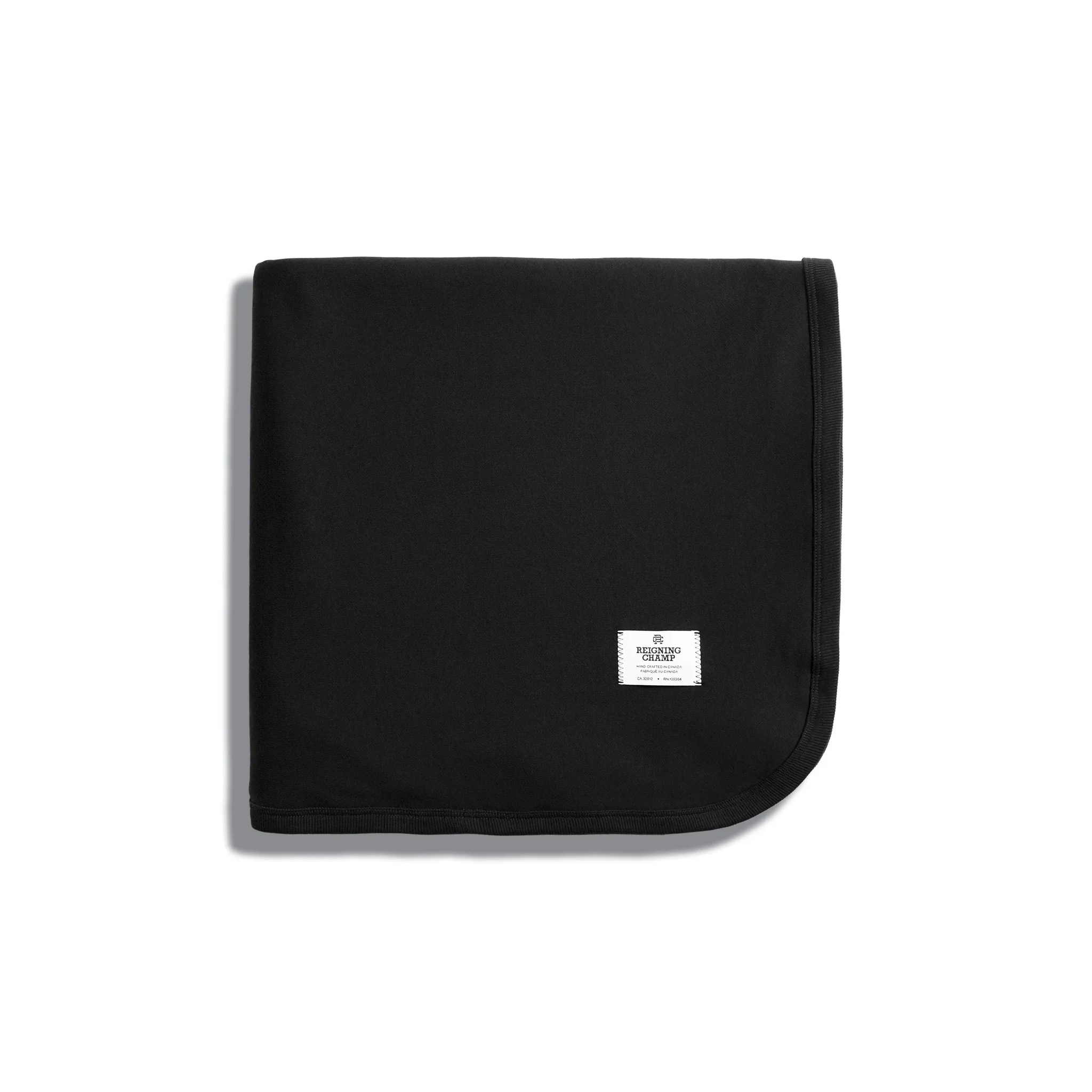Reigning Champ Midweight Terry Stadium Blanket, black