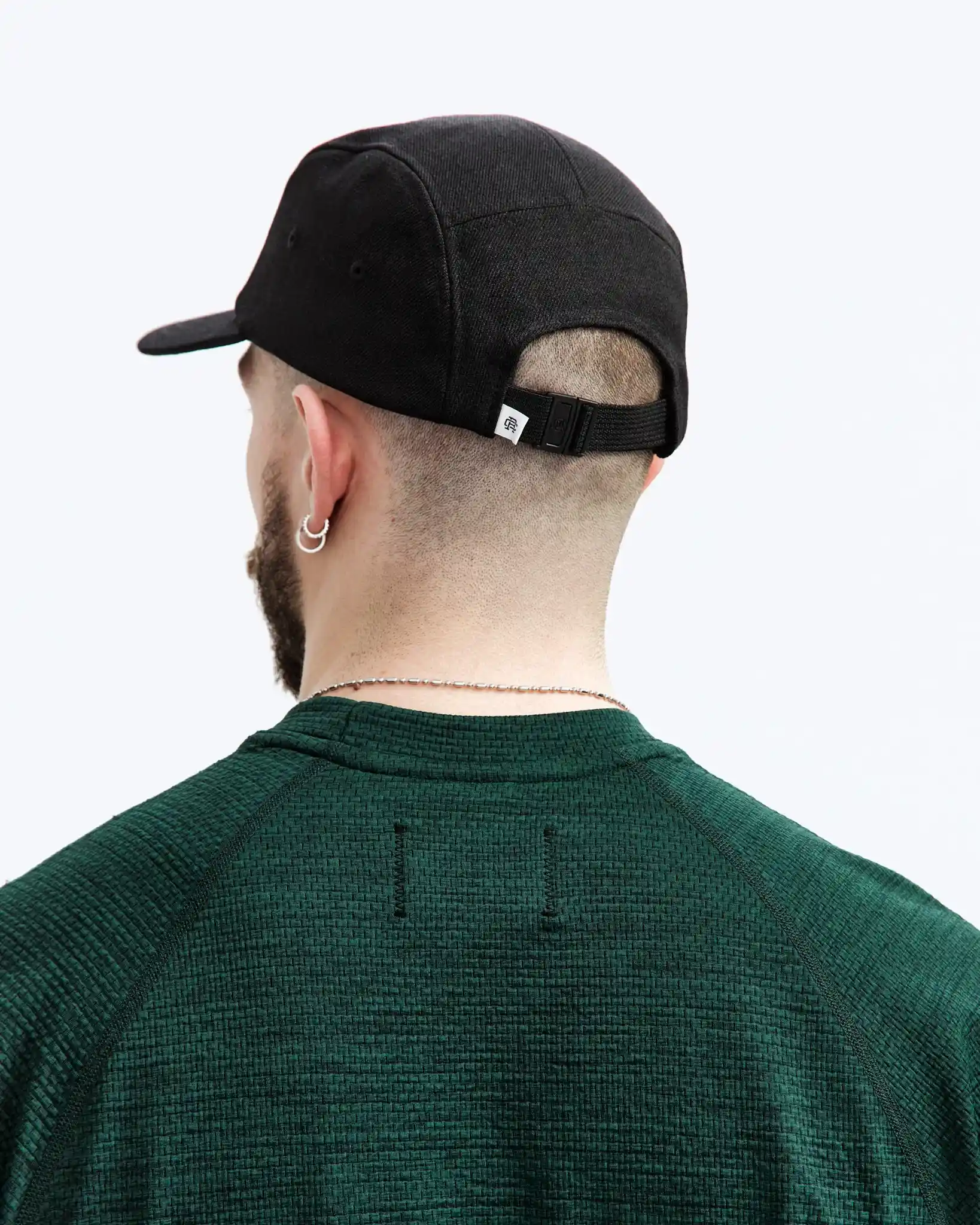 Reigning Champ Monogram 5 Panel, black - Image 4
