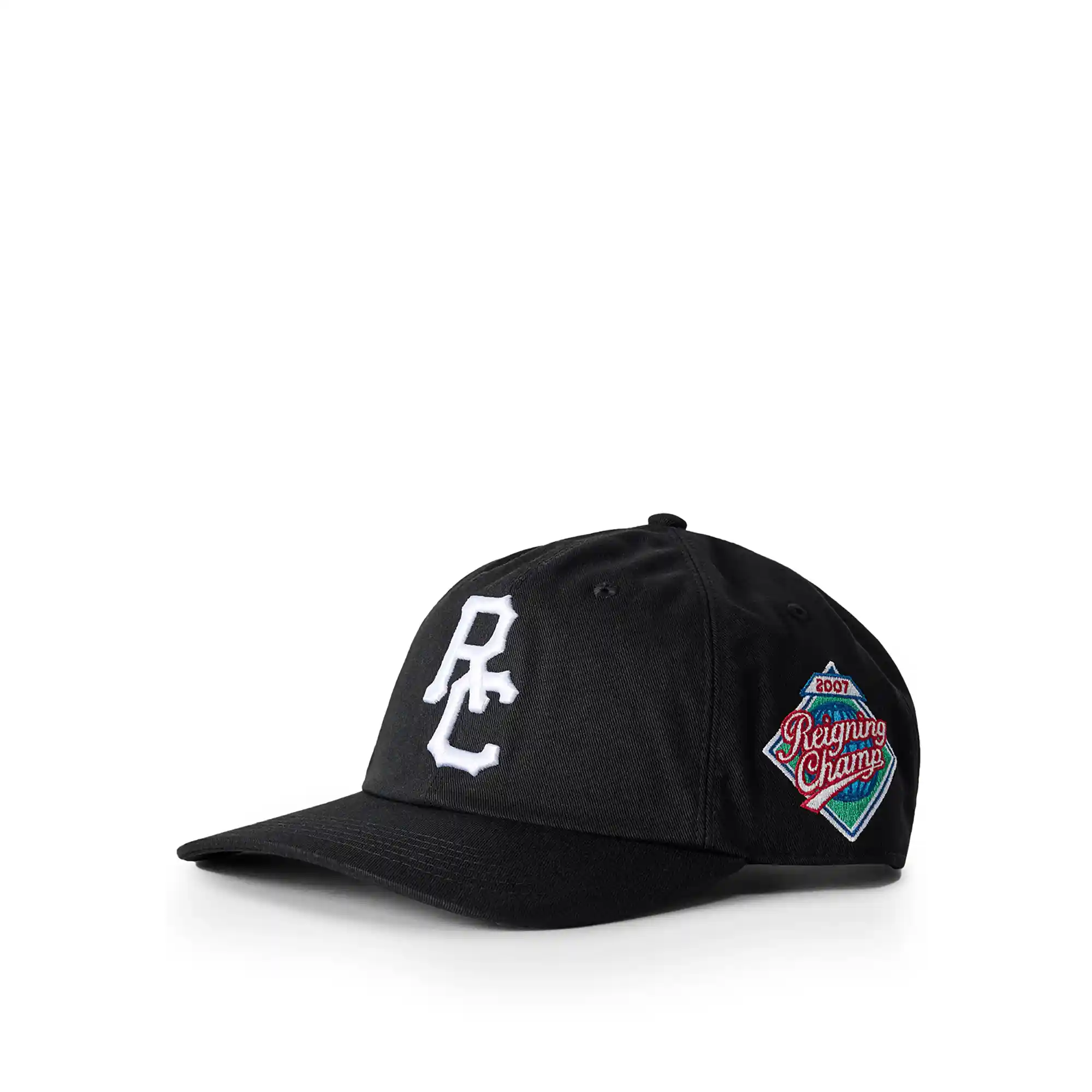 Reigning Champ Outfield Strapback Cap, black-white