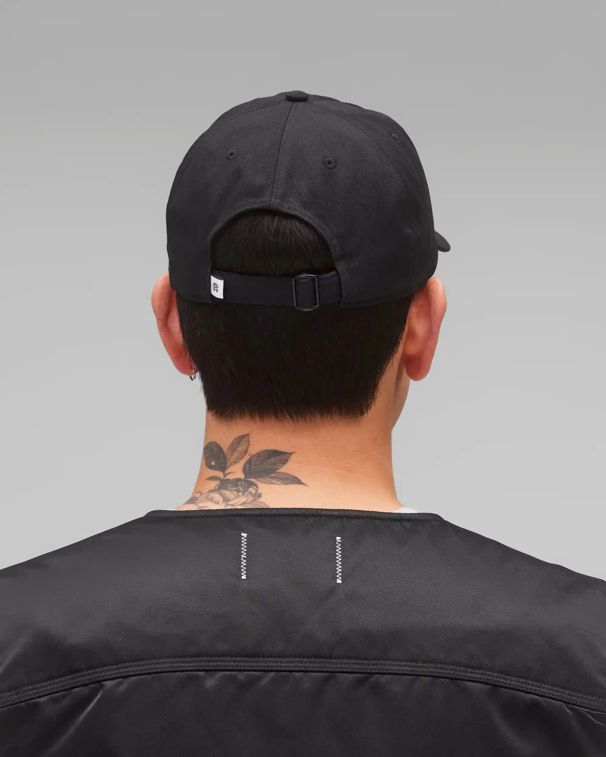 Reigning Champ Outfield Strapback Cap, black-white - Image 4
