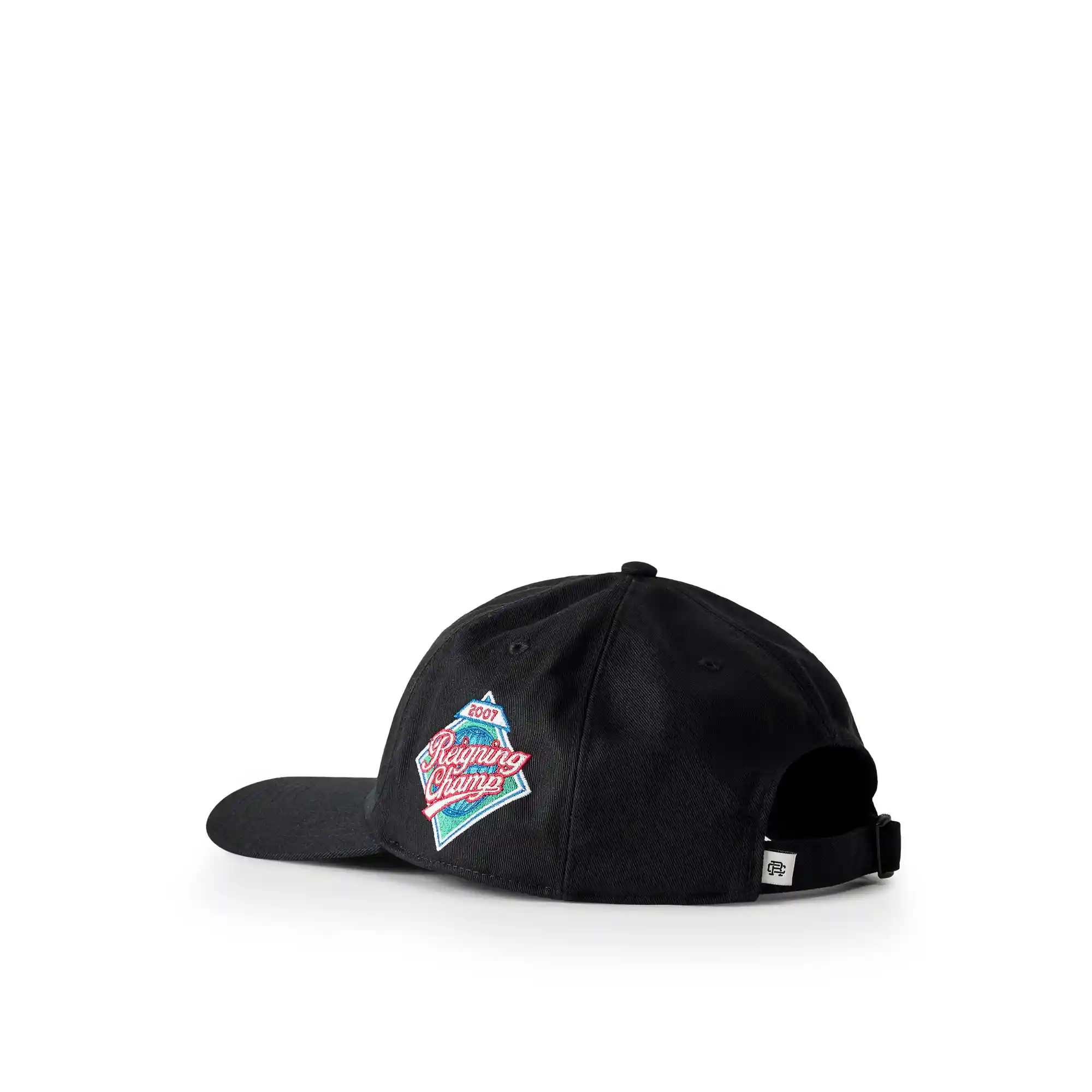 Reigning Champ Outfield Strapback Cap, black-white - Image 5