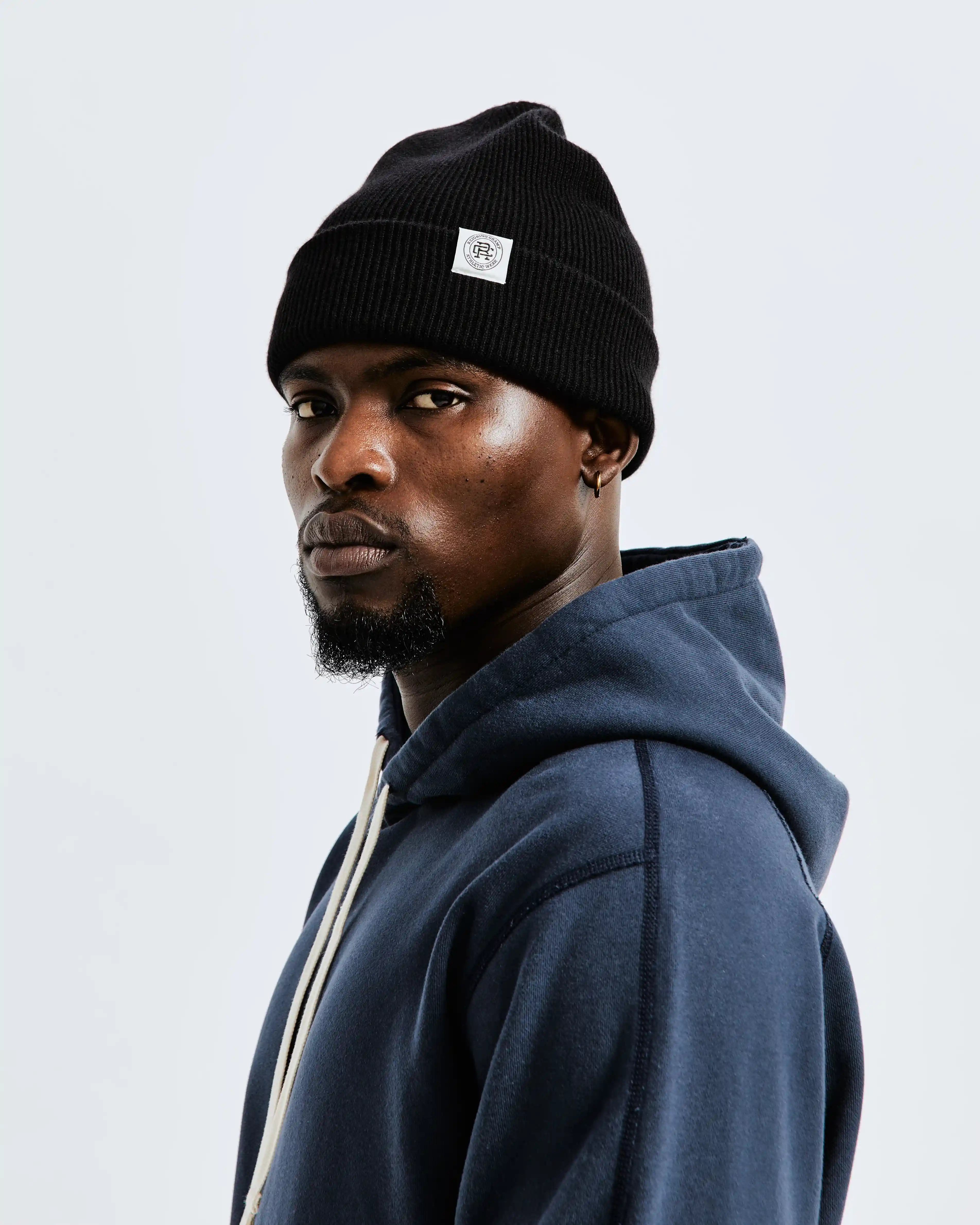 Reigning Champ Rib Beanie, black - Image 4