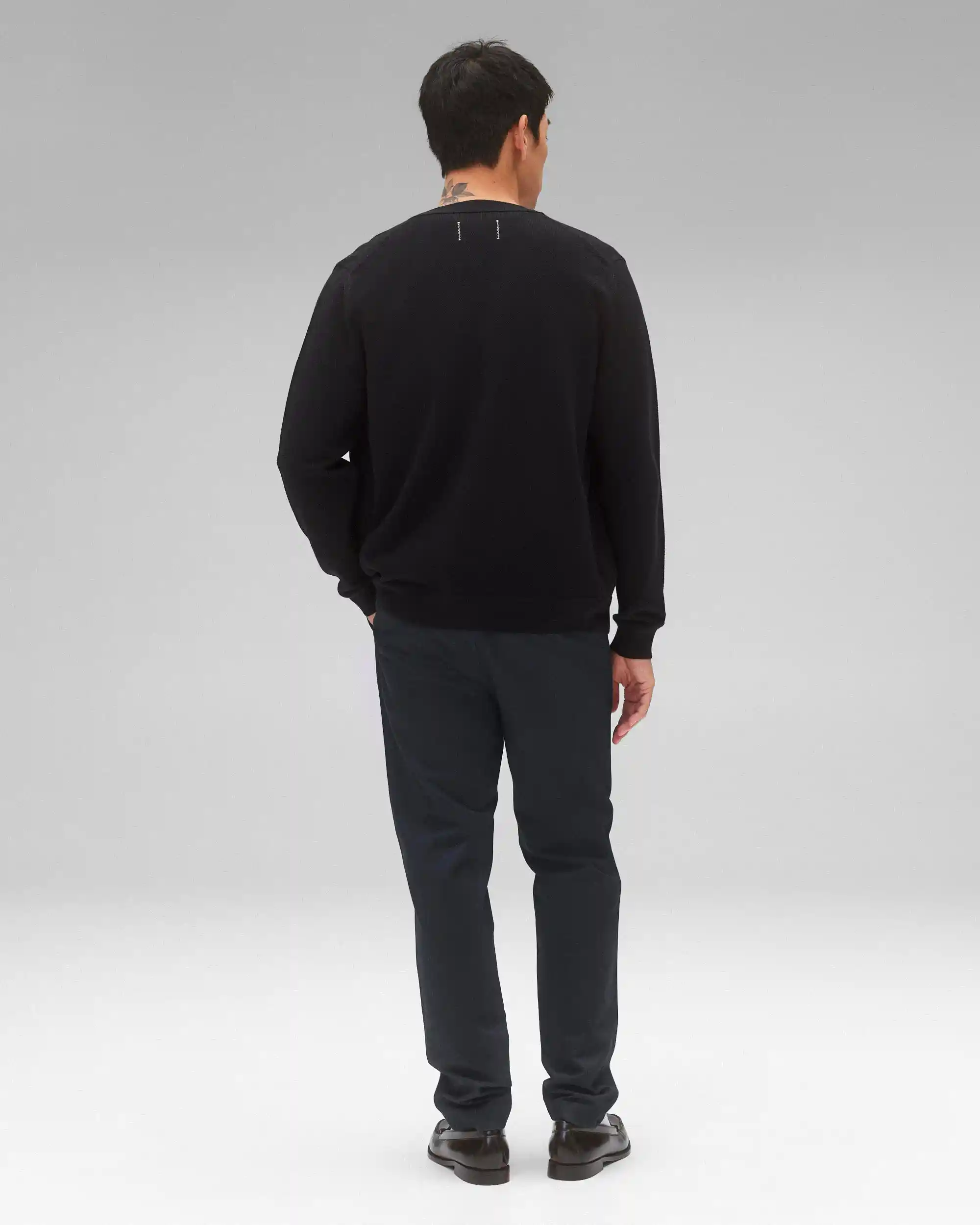 Reigning Champ Supima Pique Ace Cardigan, black - Image 5