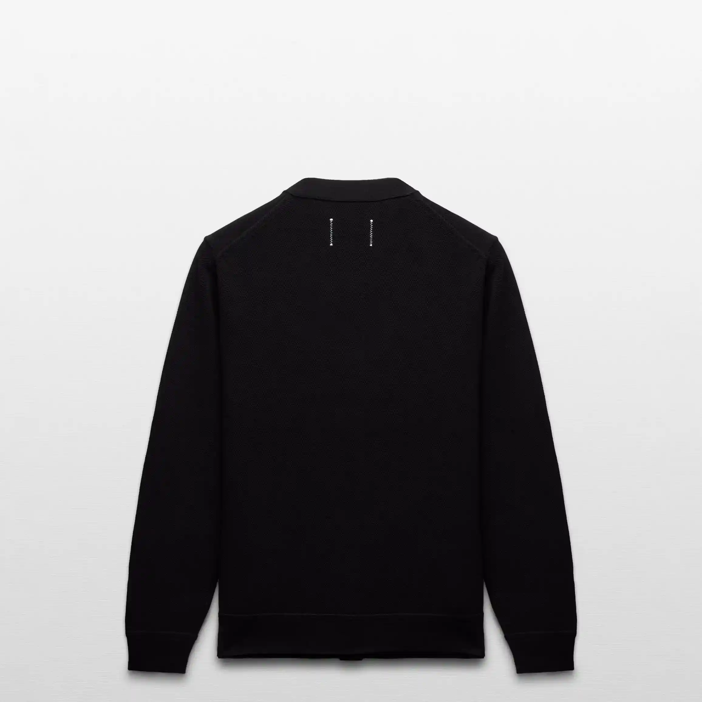 Reigning Champ Supima Pique Ace Cardigan, black - Image 7
