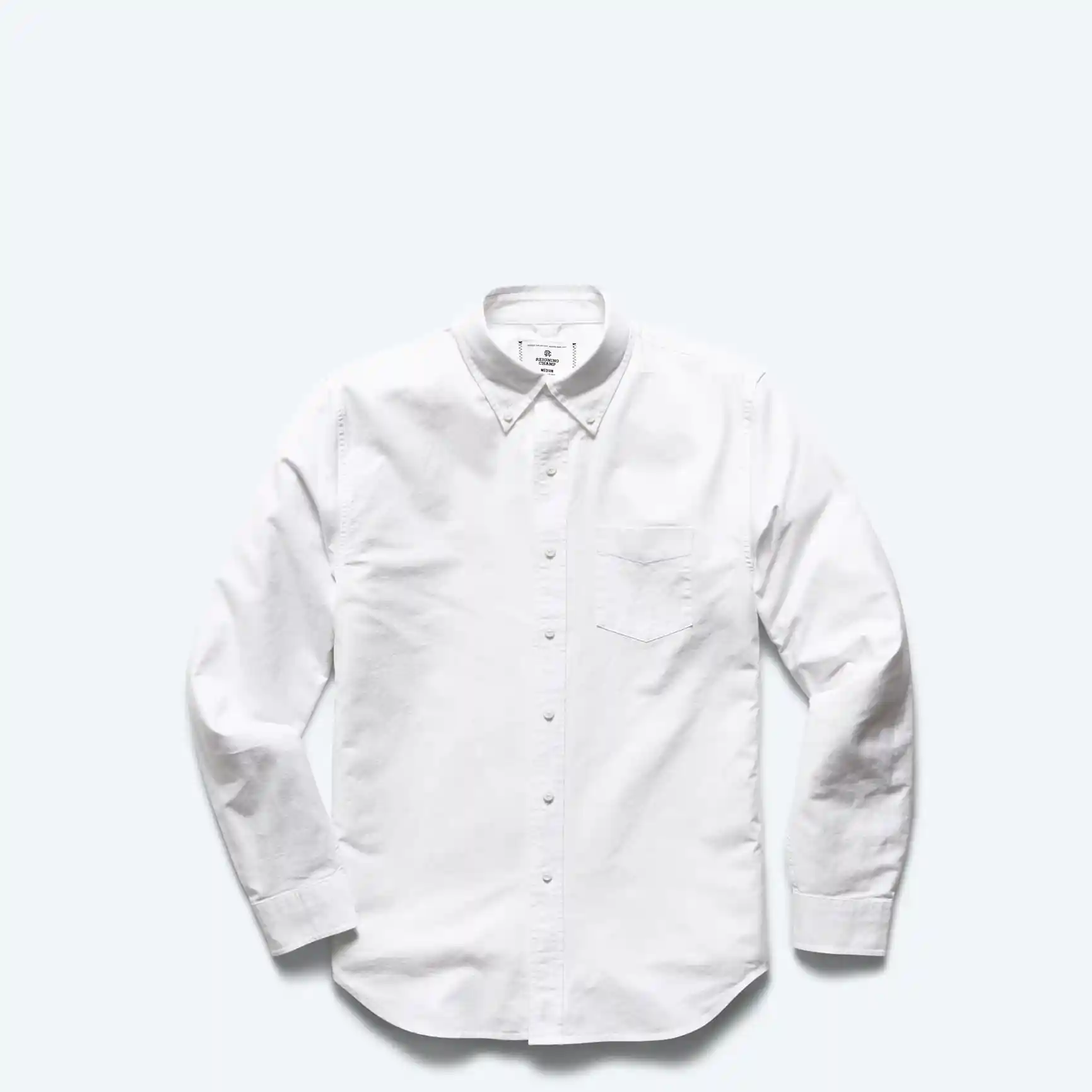 Reigning Champ Windsor Oxford Shirt, white