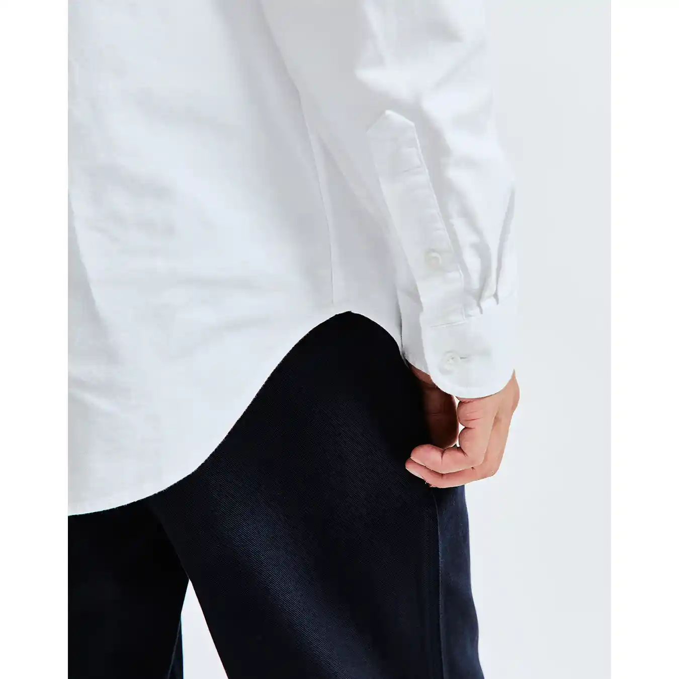 Reigning Champ Windsor Oxford Shirt, white - Image 3